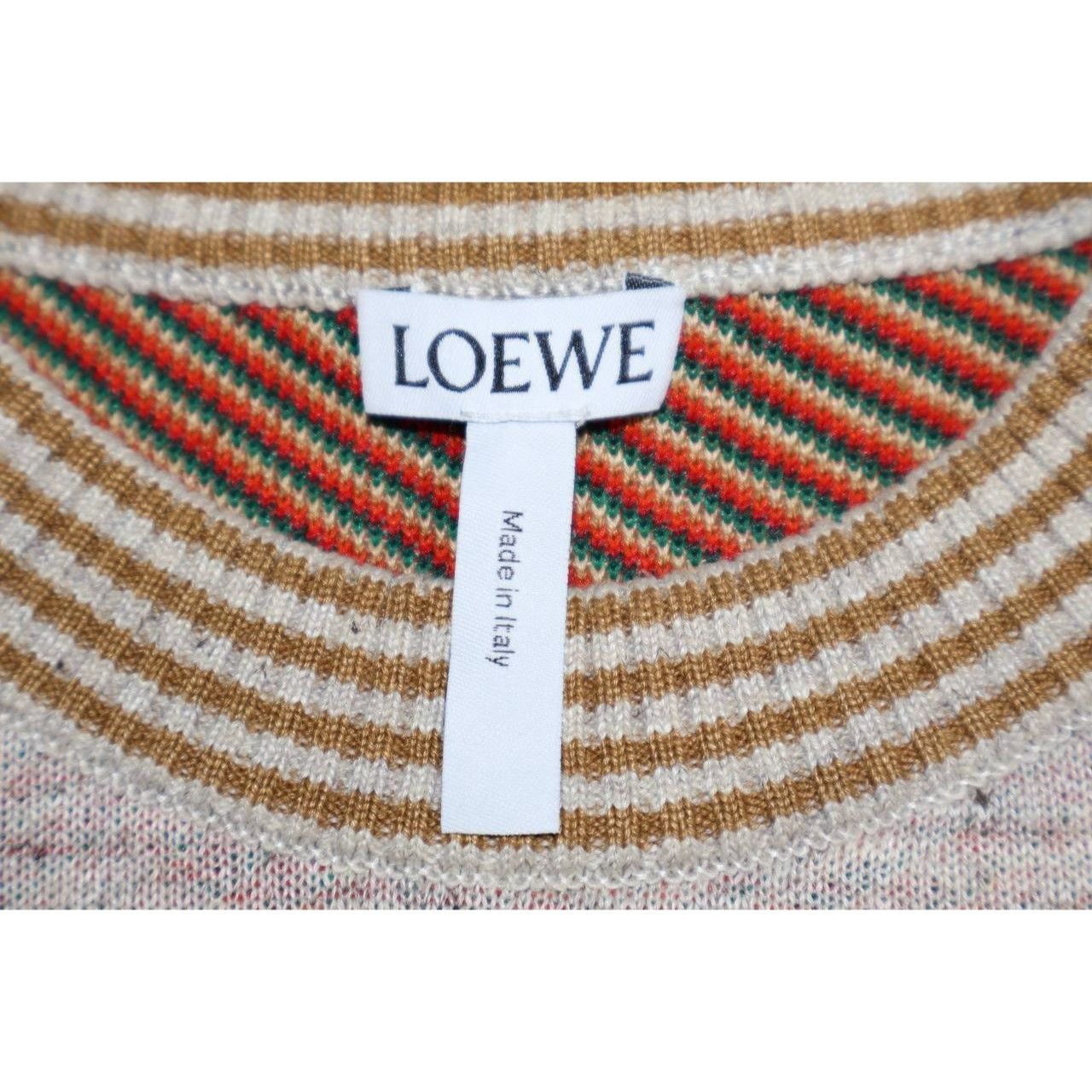 Loewe Loewe Men’s Linen Knit Floral Leaves Pullover Sweater Size US M / EU 48-50 / 2 - 3 Thumbnail