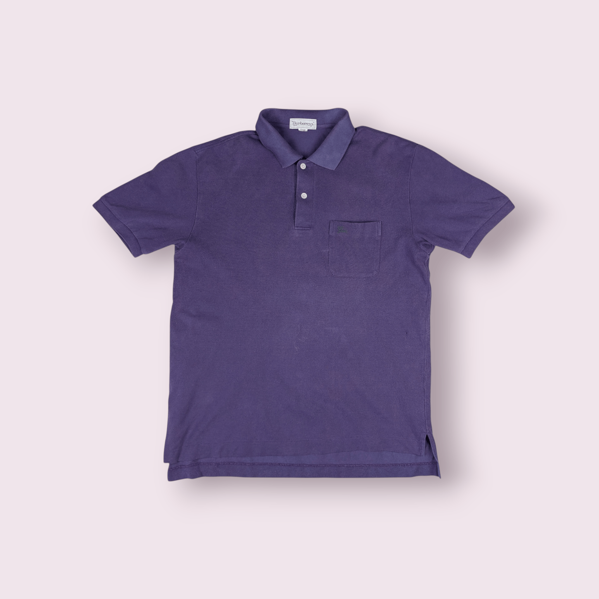 Burberry Vintage 90's BURBERRYS British Football Hoologan Polo Shirt Size US M / EU 48-50 / 2 - 1 Thumbnail
