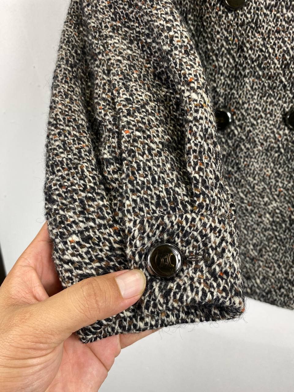 Celine celine modele depose wool jacket very nice design Size US M / EU 48-50 / 2 - 4 Thumbnail