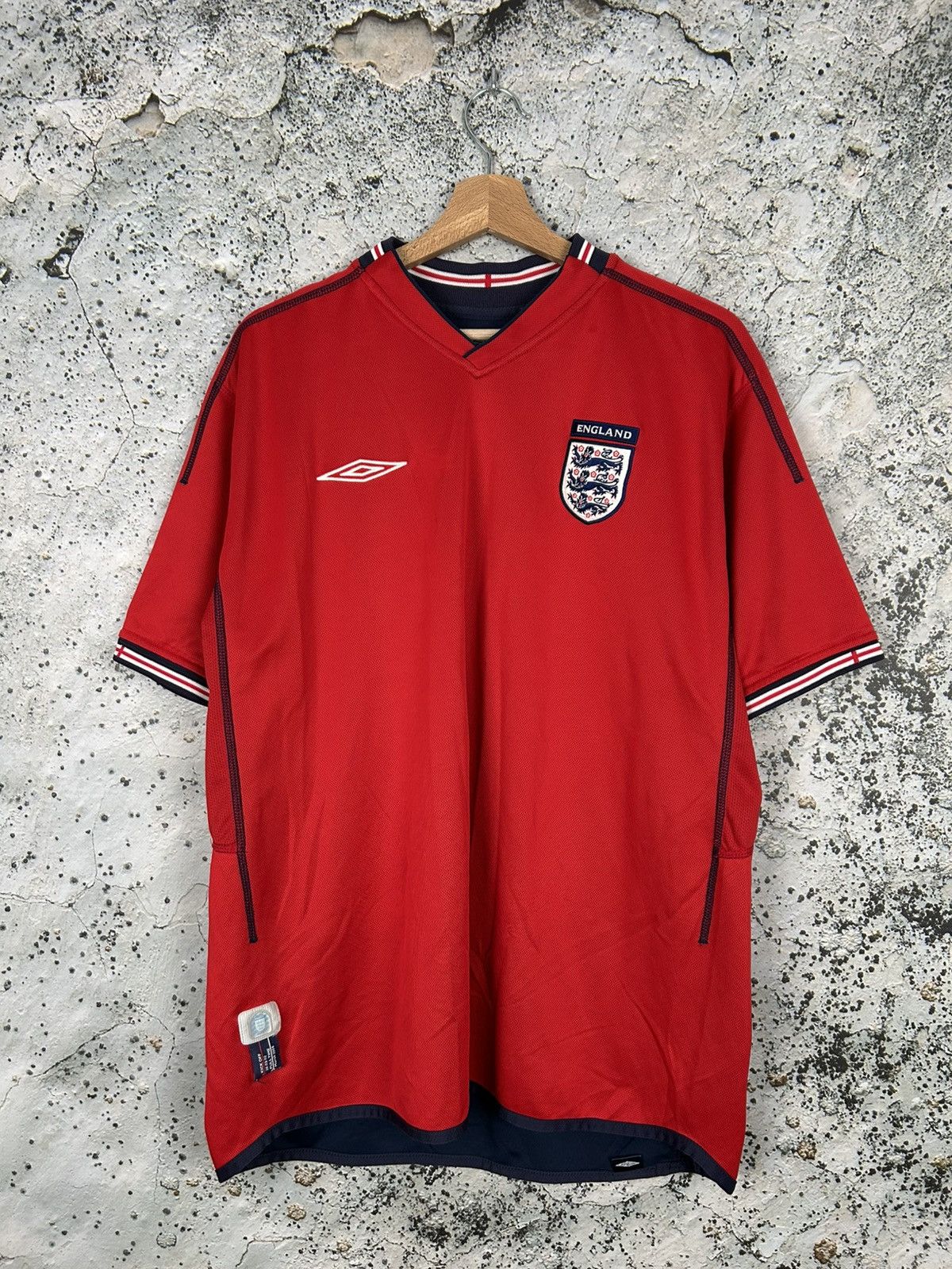 Umbro Vintage England 2004 Reversible Soccer Jersey Football Size US L / EU 52-54 / 3 - 1 Thumbnail