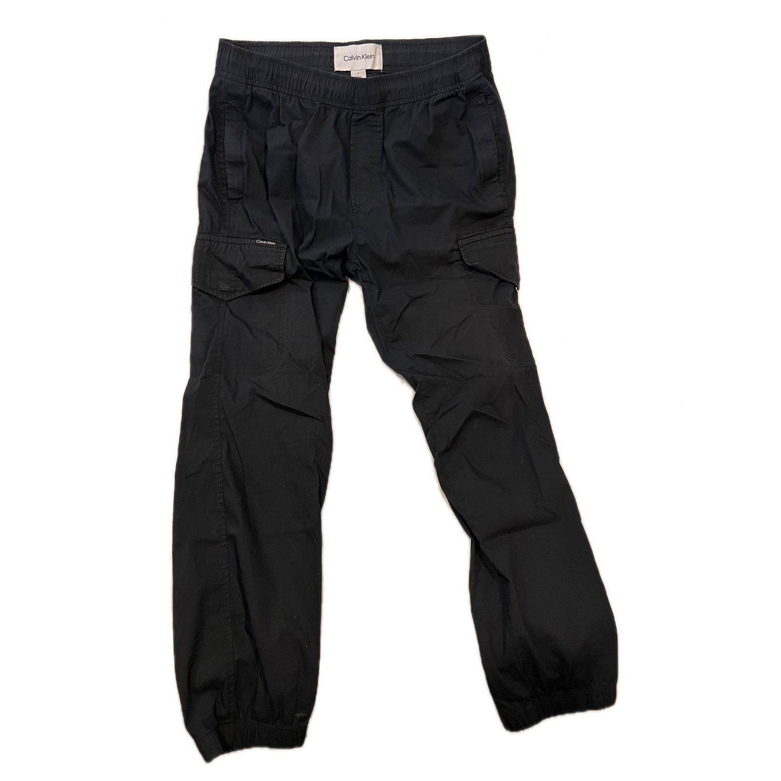 Calvin Klein Calvin Klein Black Cargo Jogger Pants Mens M Size US 34 / EU 50 - 1 Thumbnail