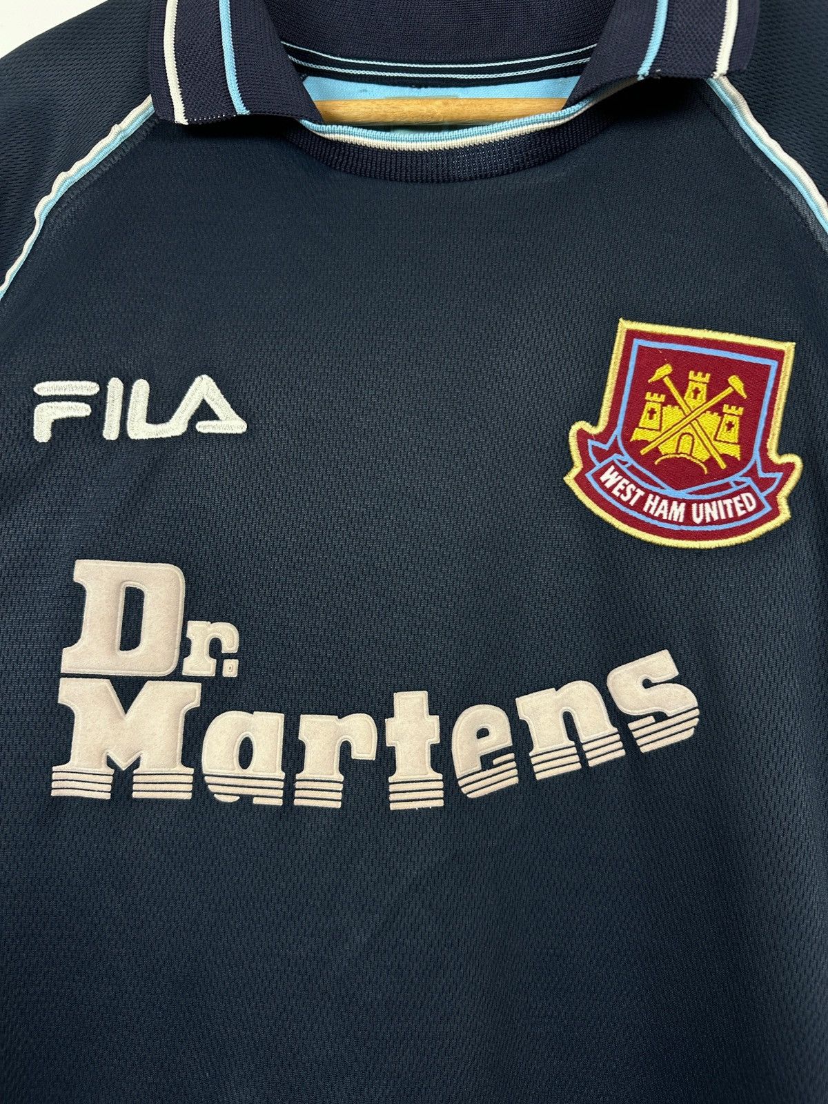 Fila Vintage 1999/00 Fila West Ham United Retro Third Kit Jersey Size US M / EU 48-50 / 2 - 10 Thumbnail