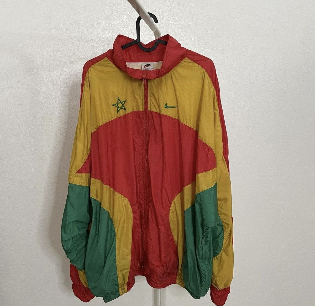 Vintage rare vintage usa-made nike morocco 1999 windbreaker Size US XL / EU 56 / 4 - 3 Thumbnail