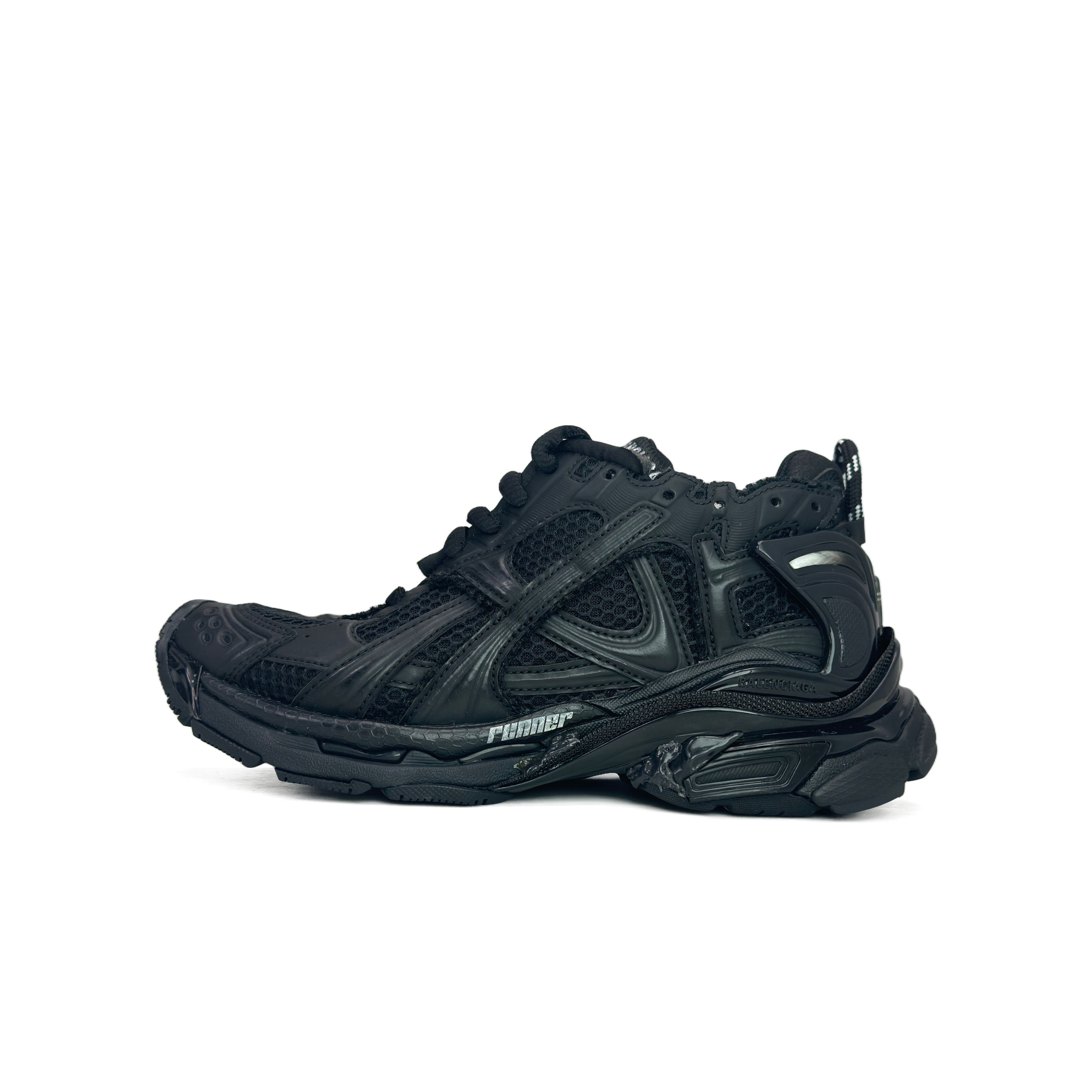 Balenciaga Balenciaga Black Runner Sneakers Size 37 Size US 7 / IT 37 - 1 Thumbnail