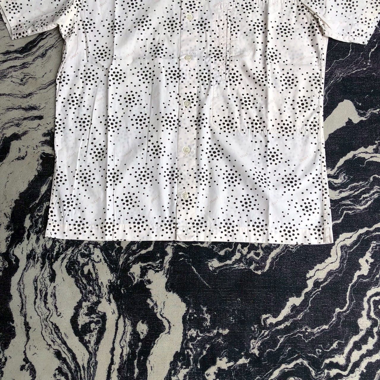 Jean Paul Gaultier Vintage Jean Paul Gaultier Dot Shirt Size US M / EU 48-50 / 2 - 4 Thumbnail