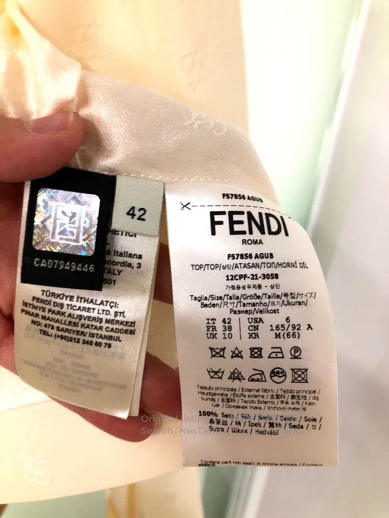 Fendi Fendi All-Print Shirt Size S / US 4 / IT 40 - 4 Thumbnail