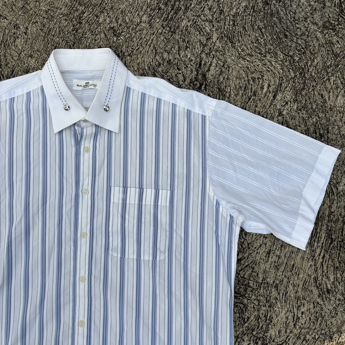 Balenciaga Vintage Balenciaga button shirt Size US XL / EU 56 / 4 - 3 Thumbnail