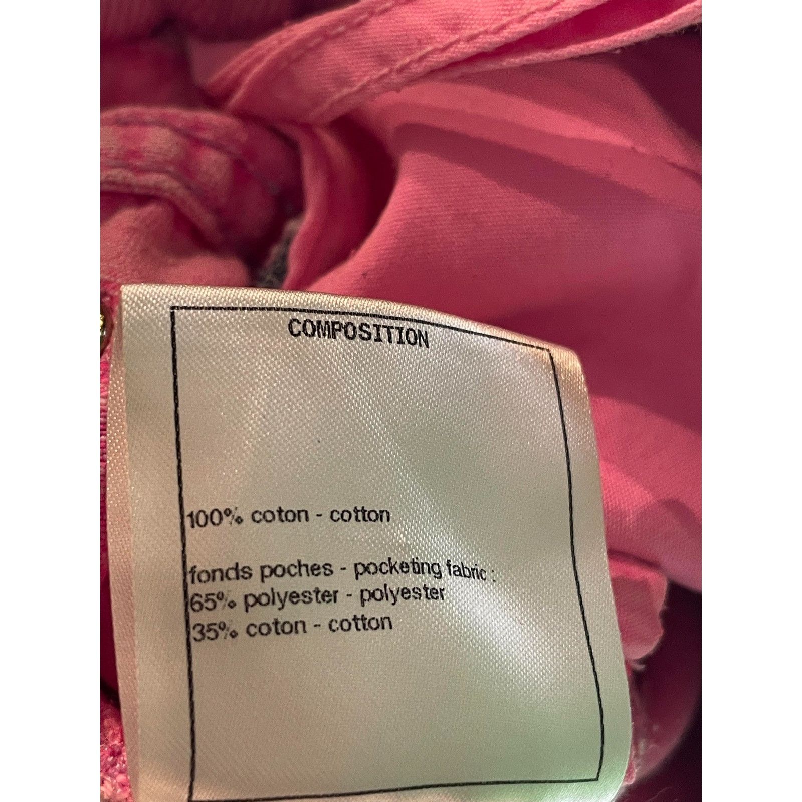 Chanel Chanel 'Pocket Stitched Logo' Pink Jeans Size US 26 / EU 42 - 6 Thumbnail