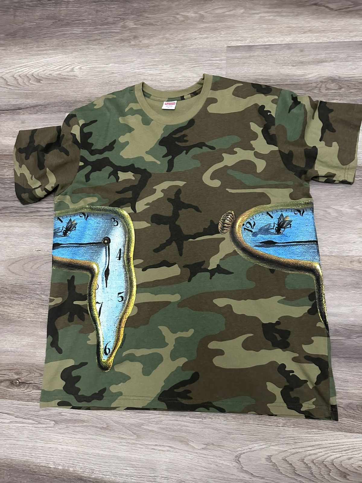 Supreme The Persistence Of Memory Tee | Grailed