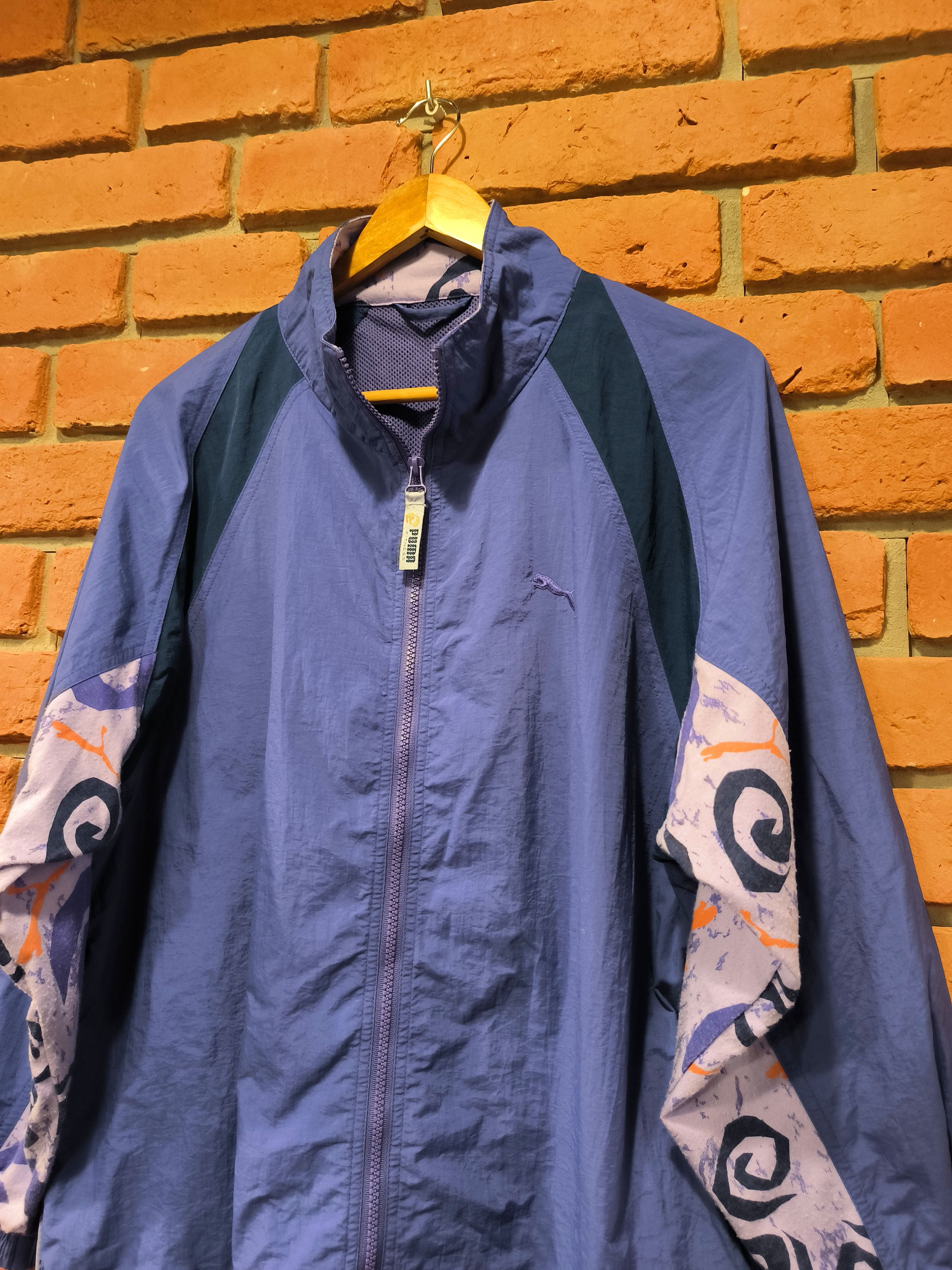 Puma × Vintage Vintage Puma Jacket Violet Size US M / EU 48-50 / 2 - 2 Thumbnail