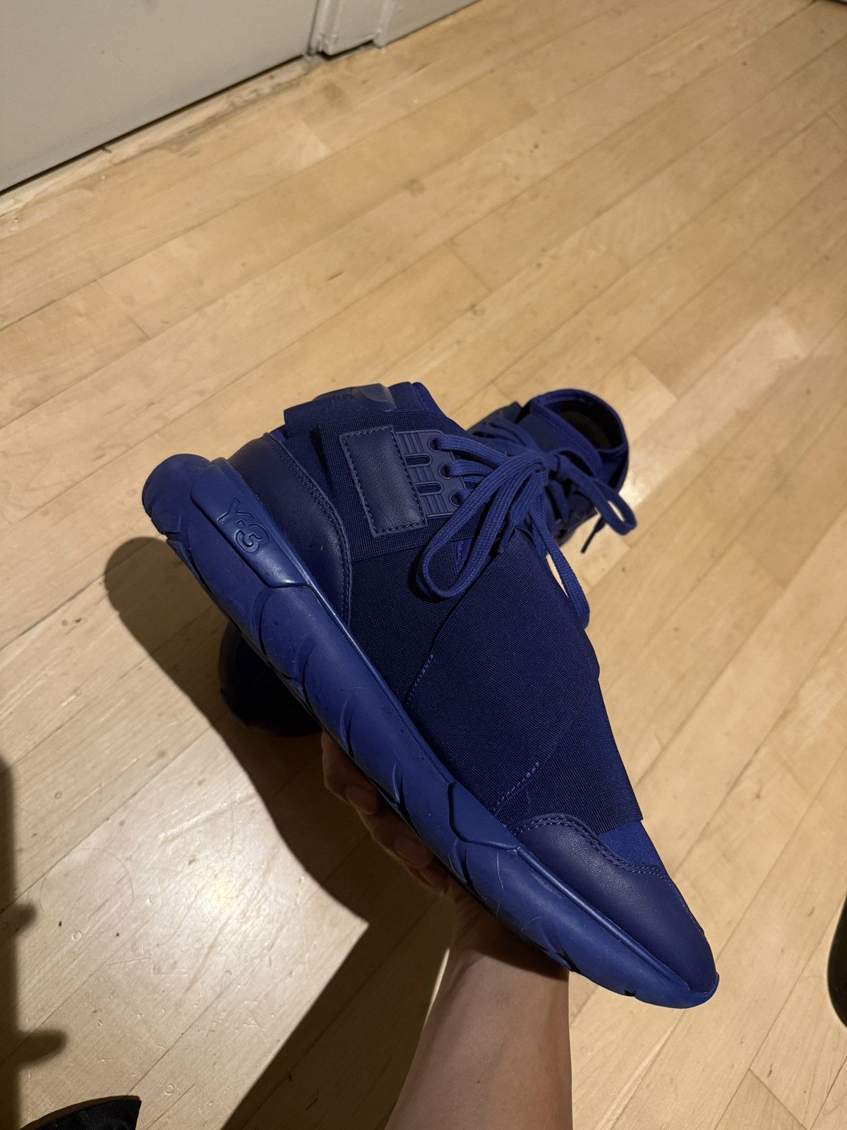 Adidas × Y-3 Adidas Y-3 Qasa High Dark Blue Size US 10.5 / EU 43-44 - 7 Thumbnail