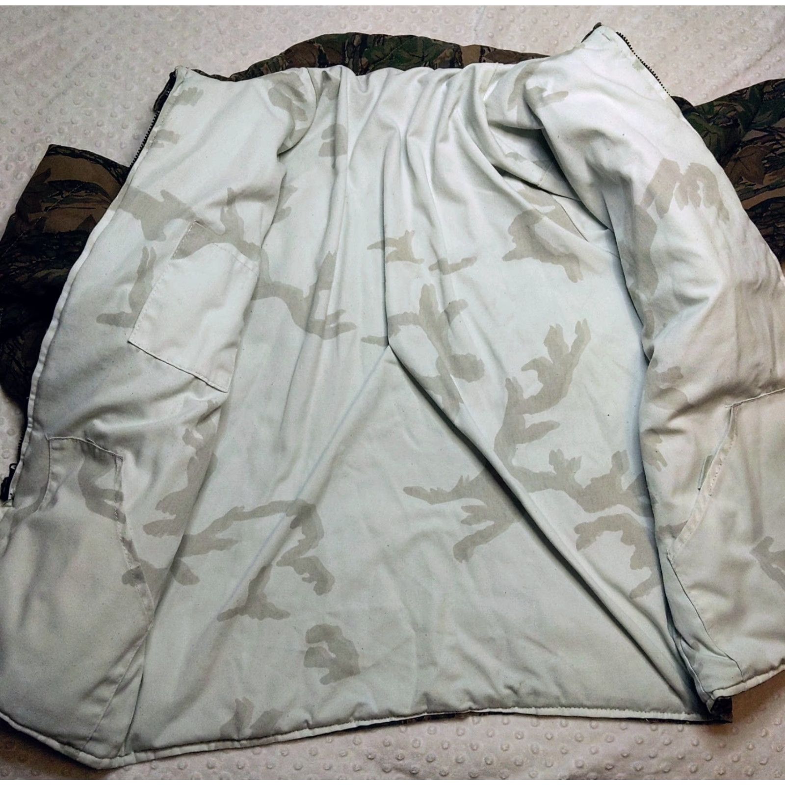 Vintage VINTAGE Trebark Camo 2XL Snow Camo Reversible Coat USA Jacket Size US XXL / EU 58 / 5 - 7 Thumbnail