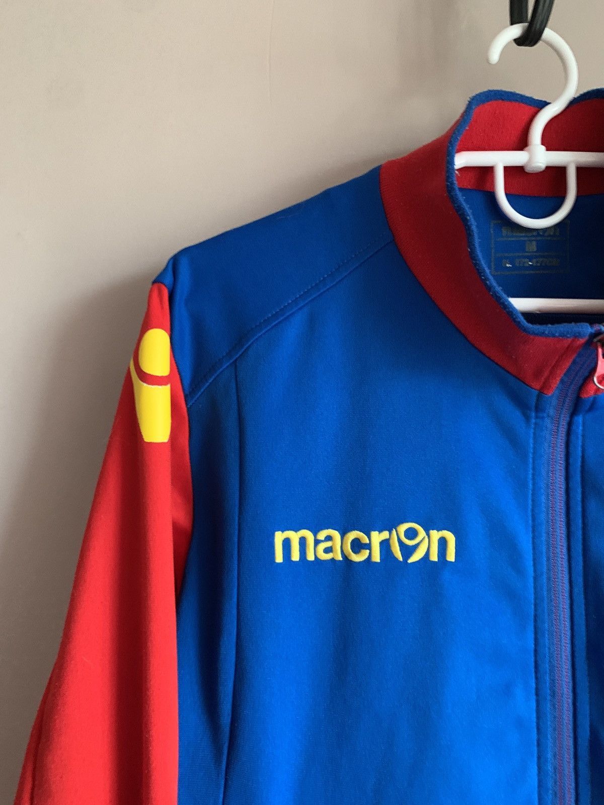 Macron Crystal Palace Zip Full Football Jacket Macron Soccer Sz M Size US M / EU 48-50 / 2 - 3 Thumbnail