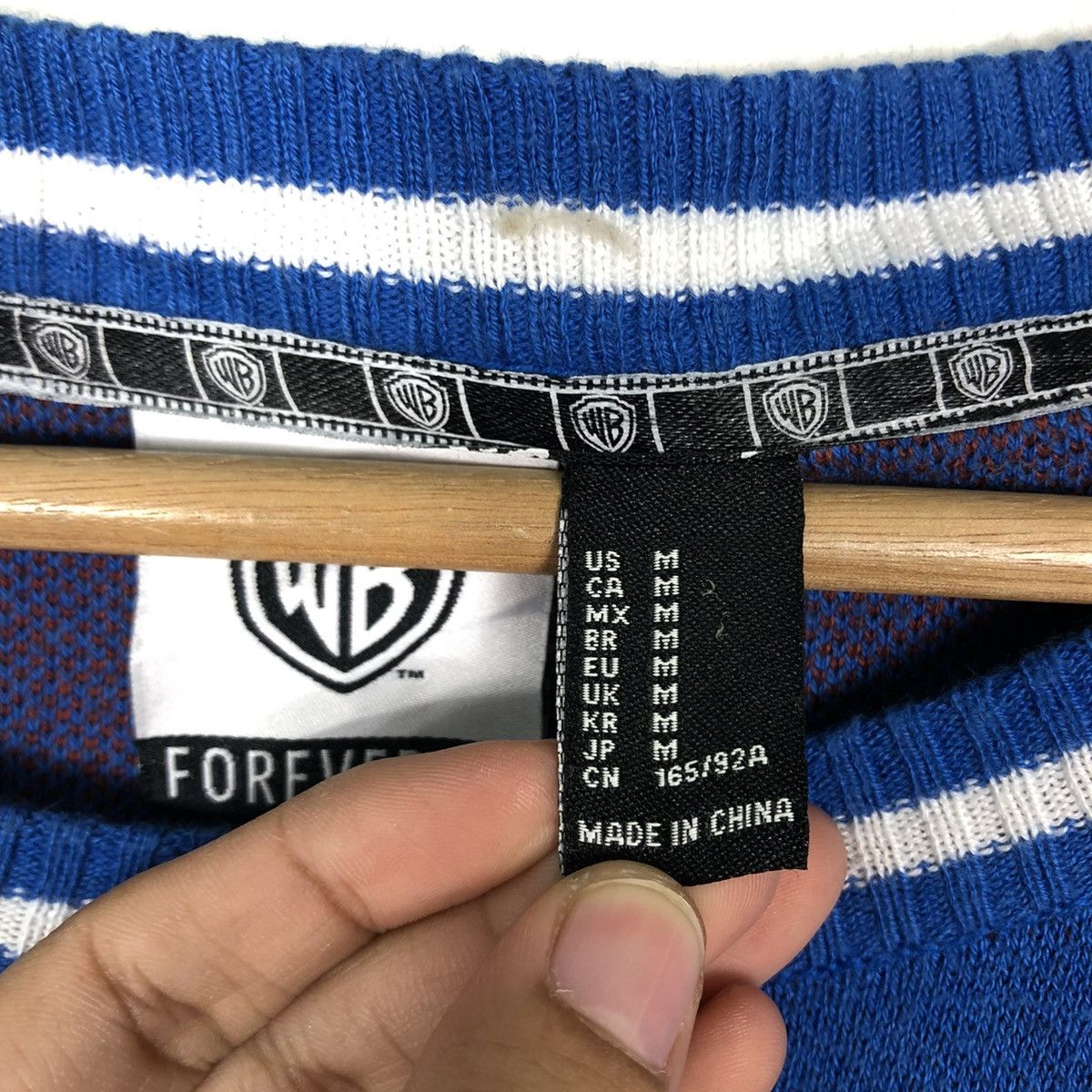 Cartoon Network VINTAGE KNIT SWEATSHIRT WARNER BROS BIG LOGO RARE DESIGN Size US M / EU 48-50 / 2 - 11 Thumbnail