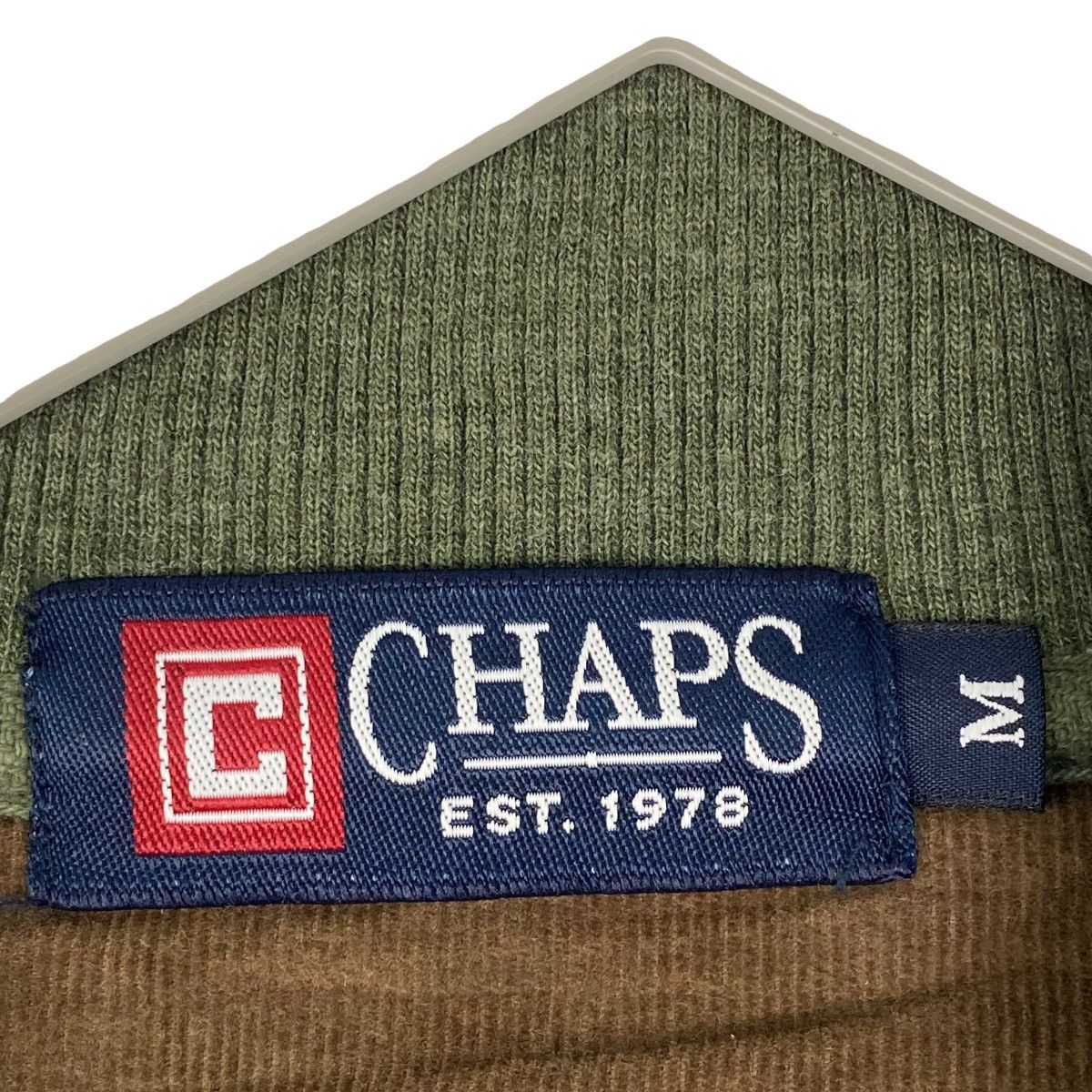 Vintage Vintage Chaps QuaterZip Sweatshirt Green Pullover Size M Size M / US 6-8 / IT 42-44 - 6 Thumbnail