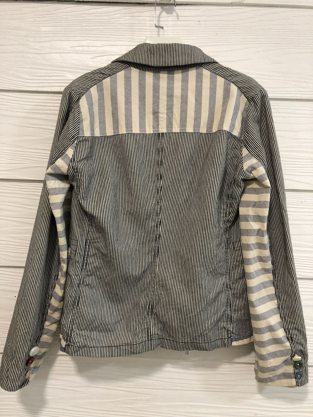 Desigual Desigual two tone hickory jacket Size US M / EU 48-50 / 2 - 3 Thumbnail