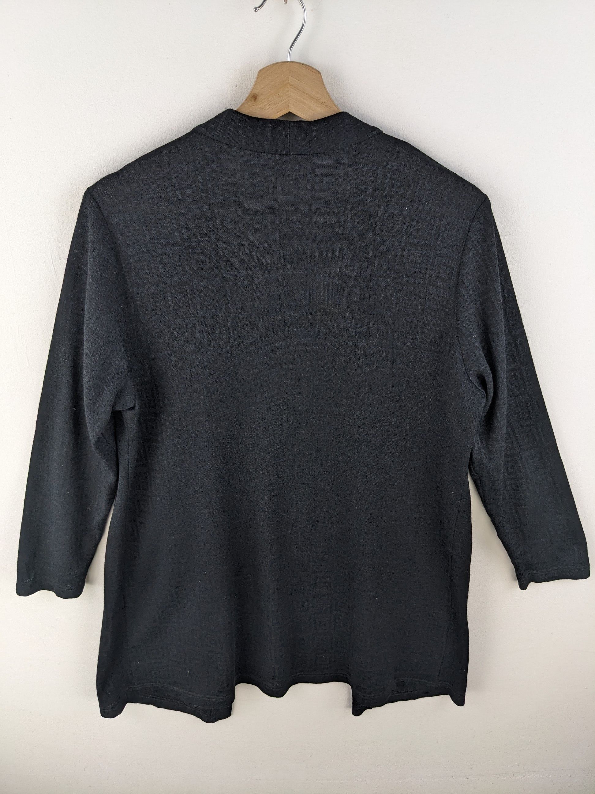 Givenchy × Vintage Givenchy Cardigan Monogram Black Size M / US 6-8 / IT 42-44 - 12 Thumbnail