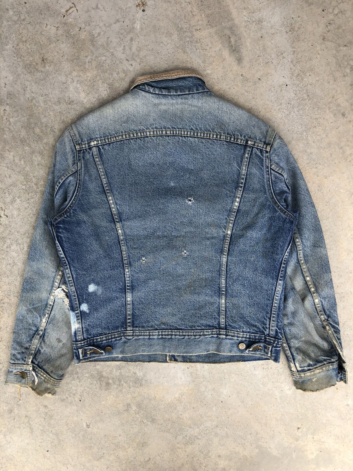 Lee Vintage 70s Lee Storm Rider Blanked Lined Denim Jacket Size US M / EU 48-50 / 2 - 2 Thumbnail