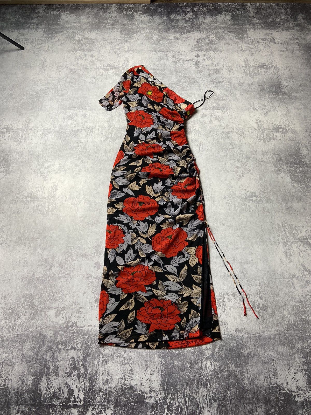 knee length dresses for ladies Abigail Silk Jersey Maxi Wrap Dress