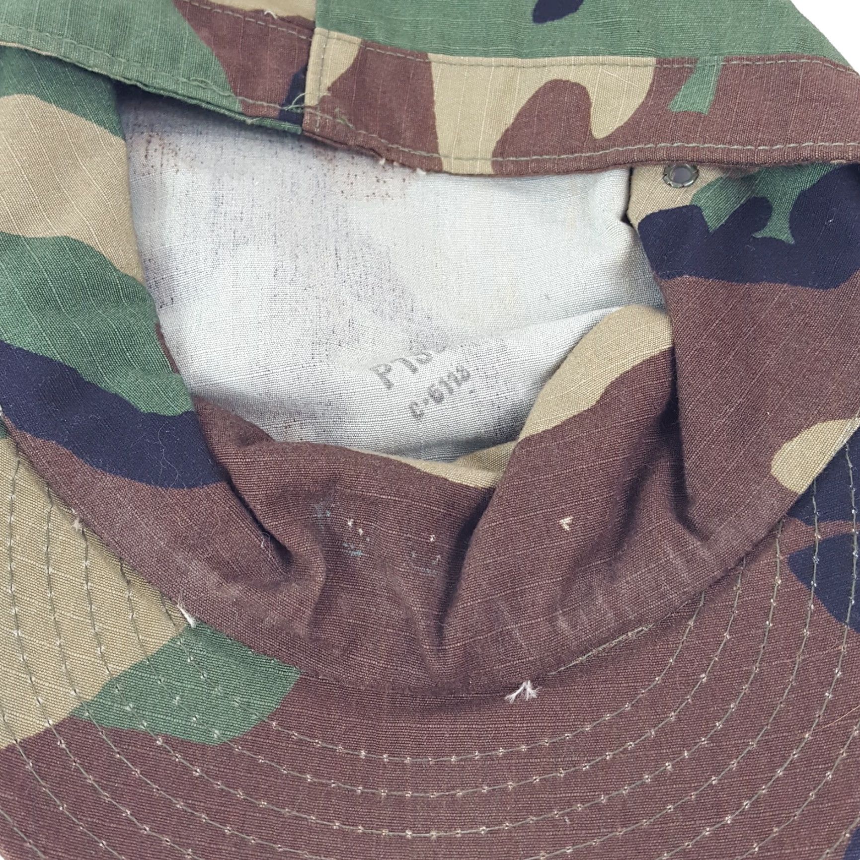 Vintage VINTAGE US Army Cap Military Hat - Camo BDU, 7 1/8 - Green Cotton Canvas, Lightweight Breathable, Men's Baseball/Army Style, 2000s USA Made Size ONE SIZE - 7 Thumbnail