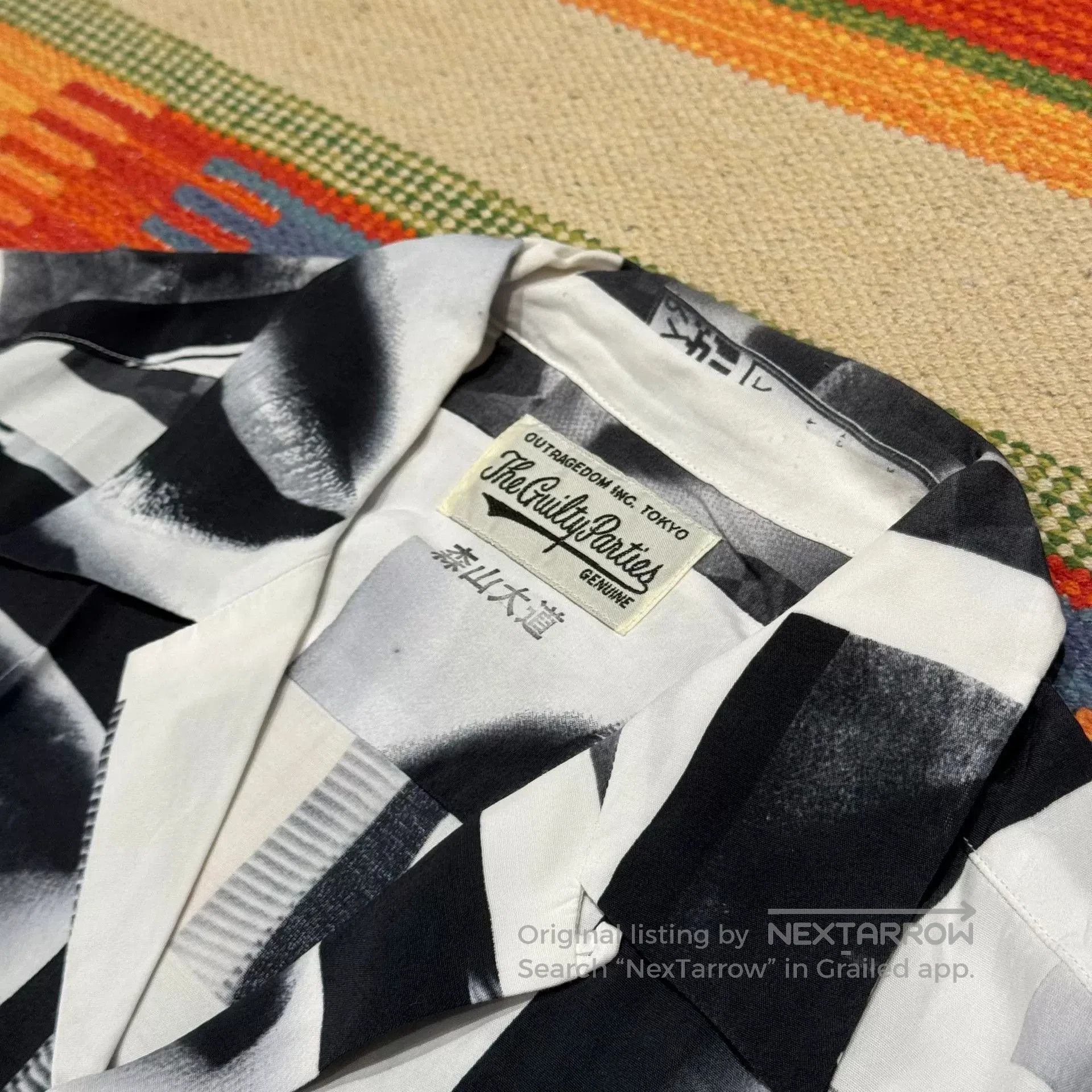 Wacko Maria wacko maria aloha shirt black and white. Size US L / EU 52-54 / 3 - 6 Thumbnail