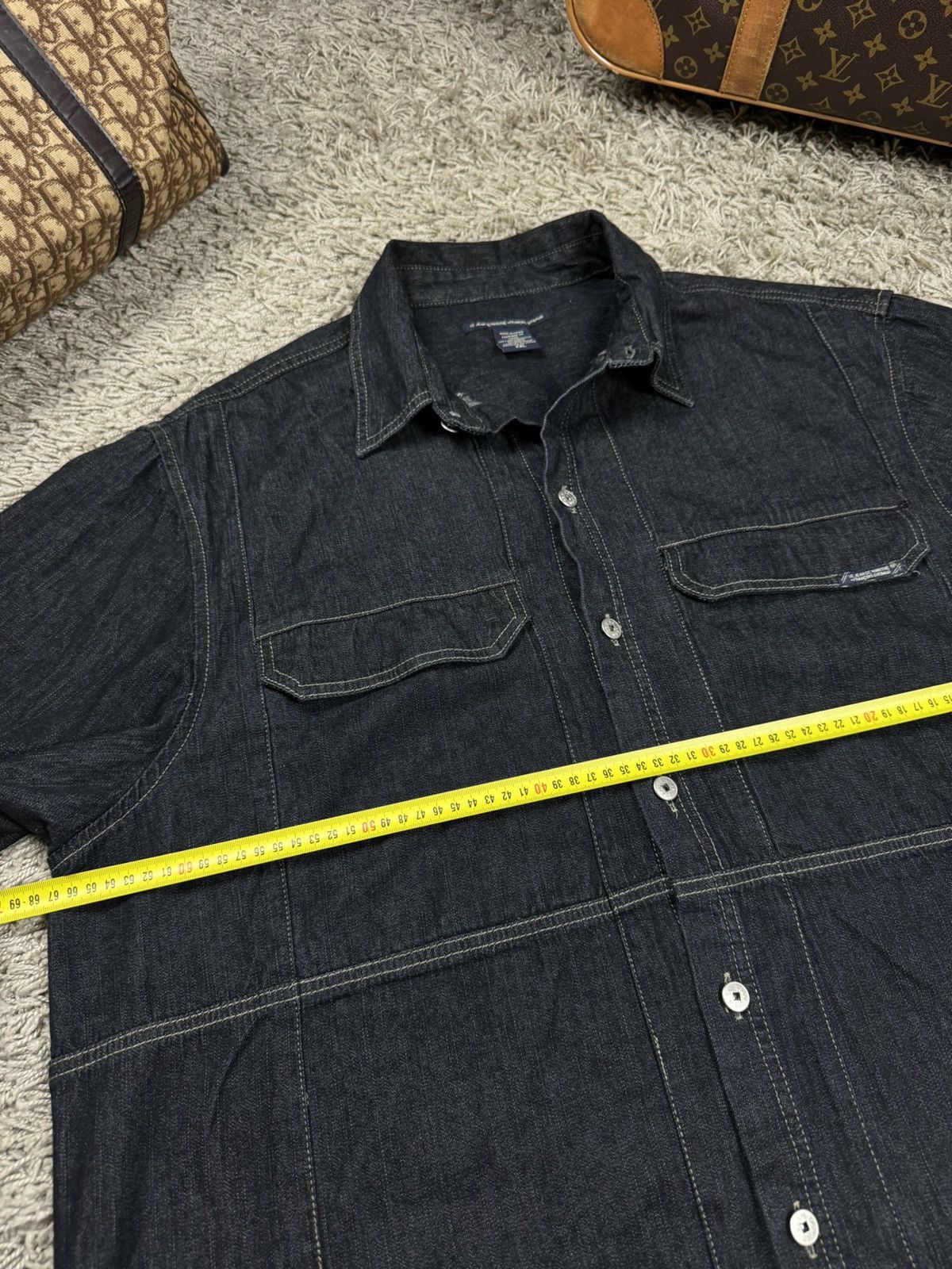 Japanese Brand × Marithe + Francois Girbaud Le Jean de Marithe + François Girbaud y2k jeans shirt Size US XXL / EU 58 / 5 - 4 Thumbnail