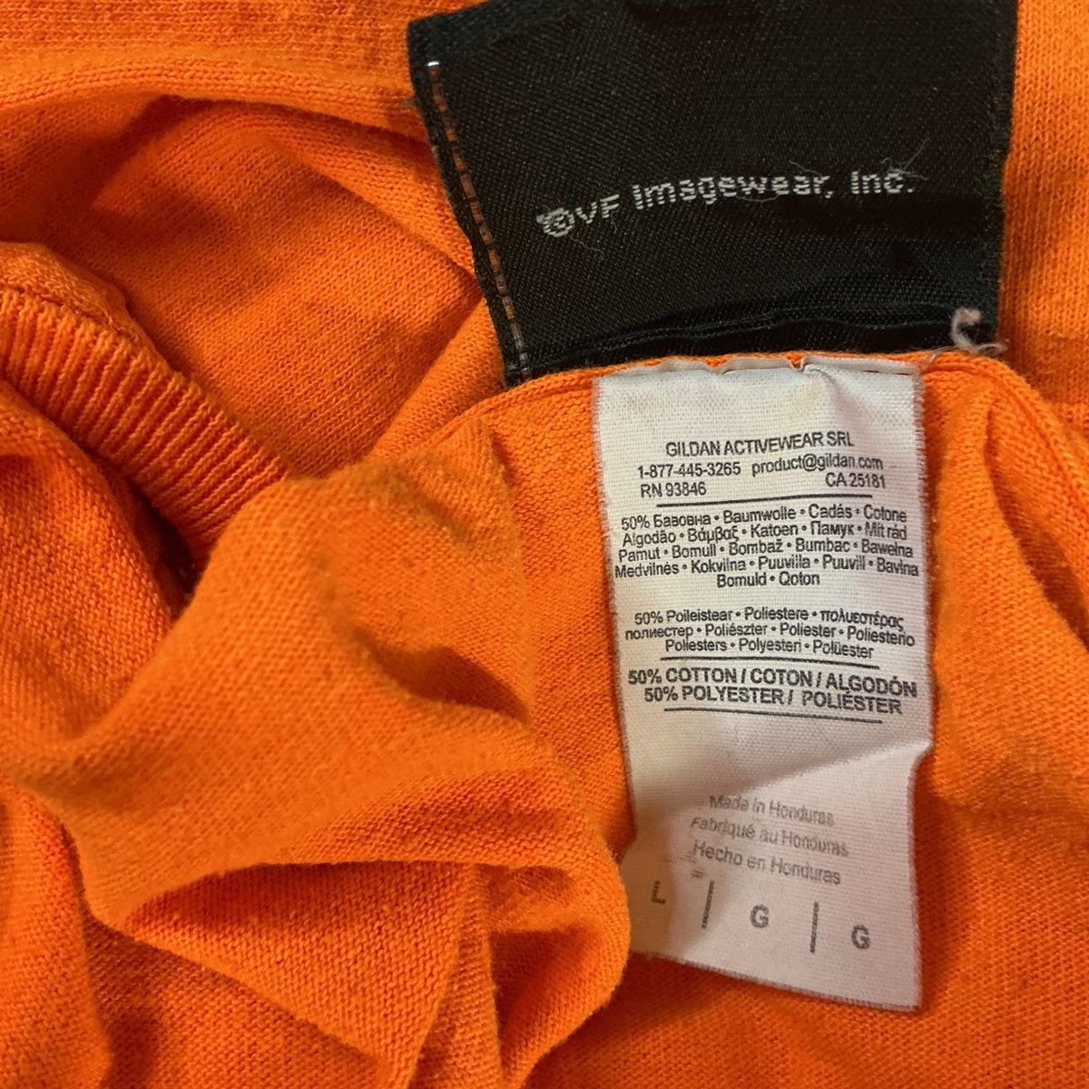 Harley Davidson Harley-Davidson Vintage Men’s Large Orange Short Sleeve Tee Size US L / EU 52-54 / 3 - 6 Thumbnail