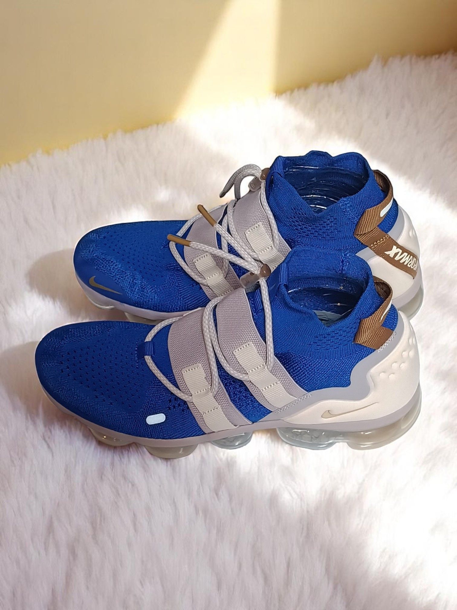 Nike Air Vapormax Flyknit Utility 'Racer Blue Moon Particle' 2018 Size US 8 / EU 41 - 8 Thumbnail