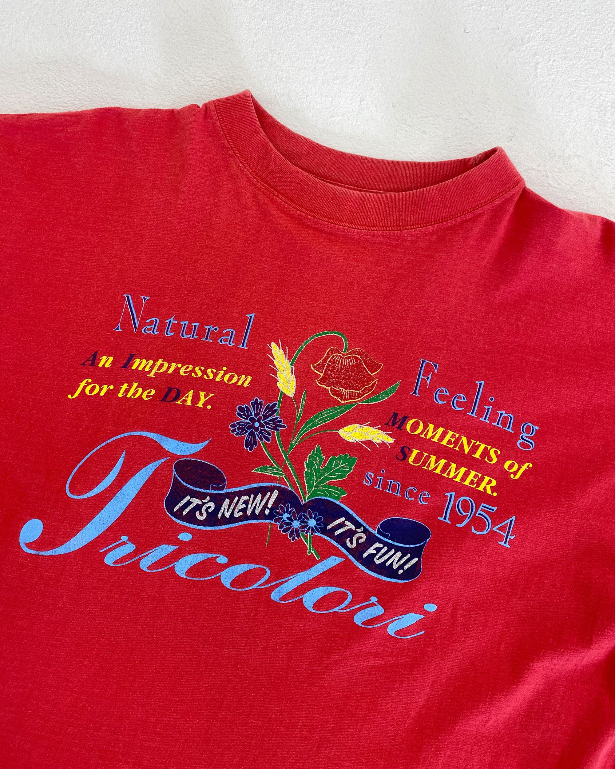 Vintage 1990s Floral Print T-Shirt Size US XL / EU 56 / 4 - 4 Thumbnail