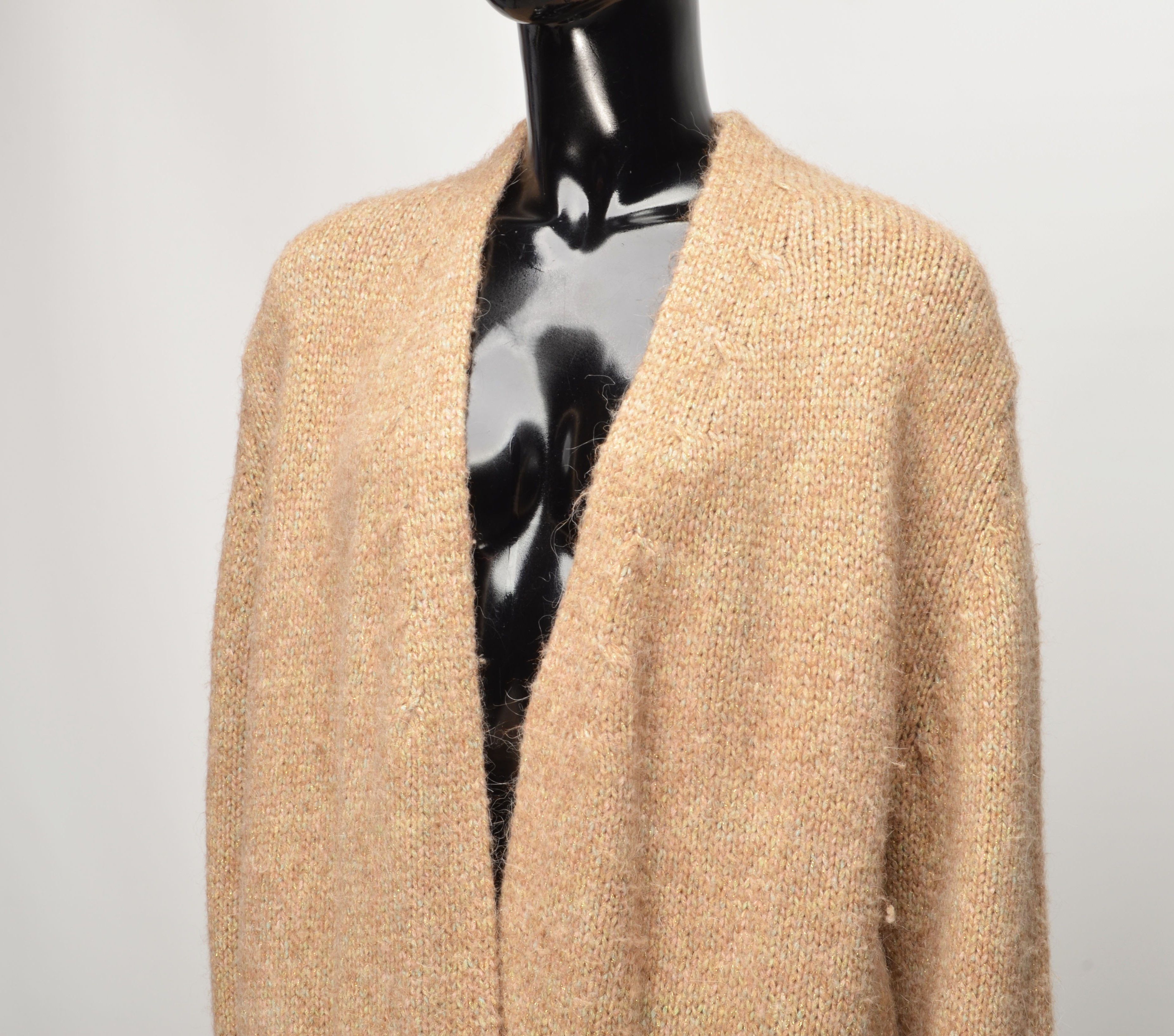 Zadig & Voltaire Zadig & Voltaire Alpaca Wool Blend Shiny Open Cardigan Size XS / US 0-2 / IT 36-38 - 2 Thumbnail