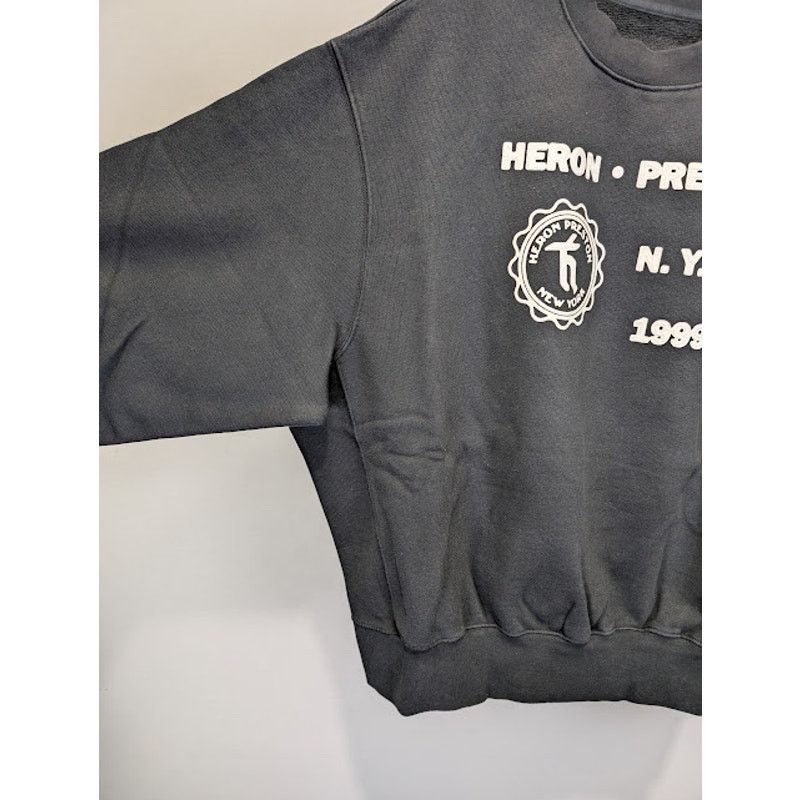 Heron Preston o1rshd1 Medieval Heron Crewneck in Black/White Size US L / EU 52-54 / 3 - 5 Thumbnail