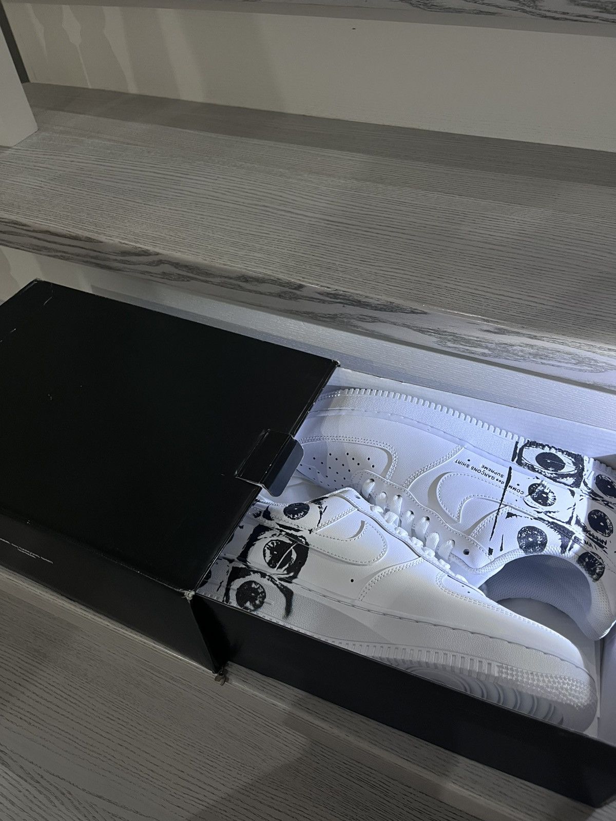 Comme des Garcons × Nike Nike Air Force 1 , Comme des Garcons x Supreme Size US 9.5 / EU 42-43 - 1 Thumbnail