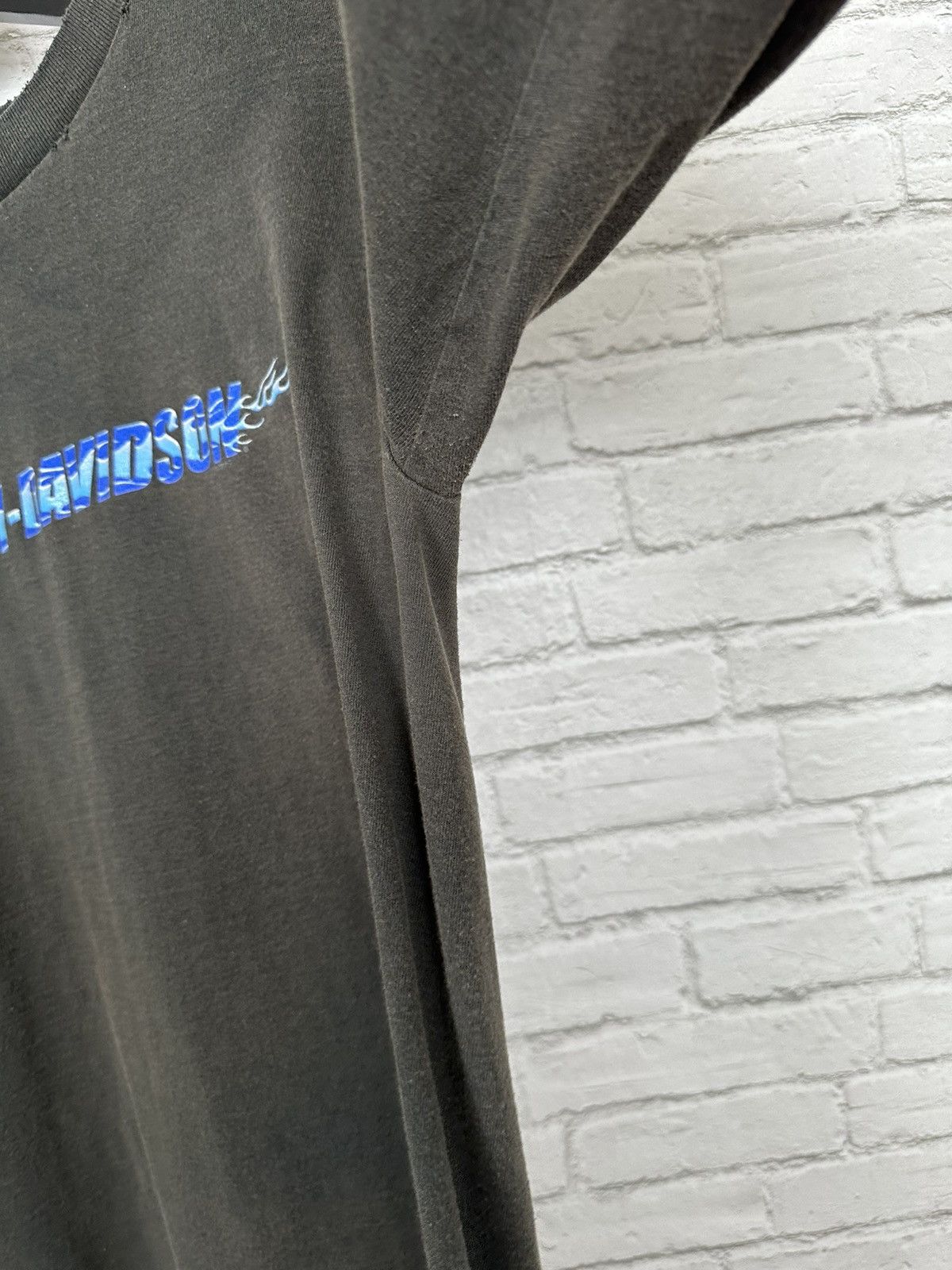 Harley Davidson (S) SICK THRASHED FADED Harley Davidson Long Sleeve T Shirt Size US S / EU 44-46 / 1 - 10 Thumbnail