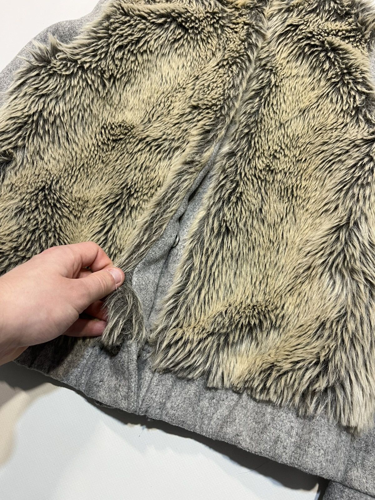 If Six Was Nine Miss Sixty Y2K Fur Jacket ifsixwasnine LGB styled Japan Size M / US 6-8 / IT 42-44 - 2 Thumbnail