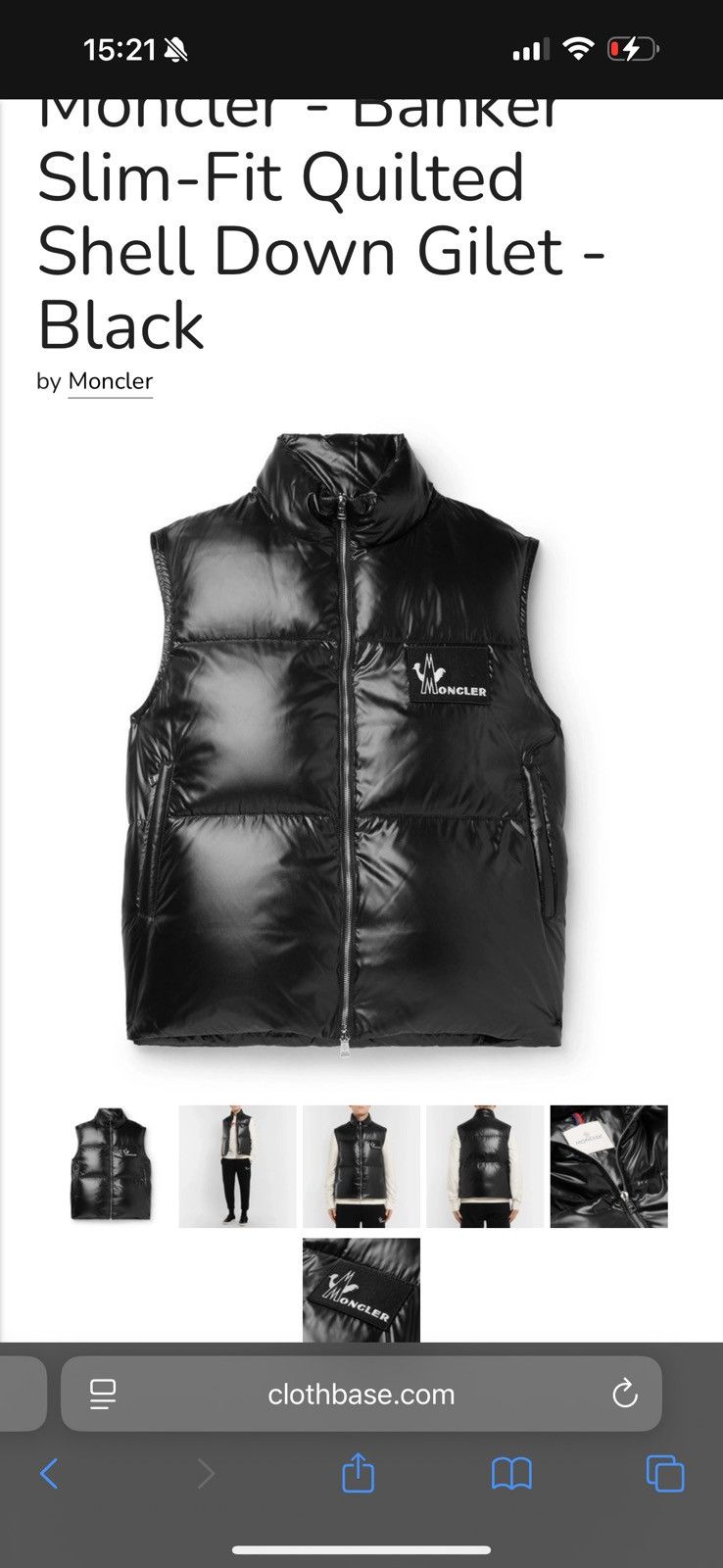 Moncler Moncler Banker Gilet Size US L / EU 52-54 / 3 - 22 Thumbnail