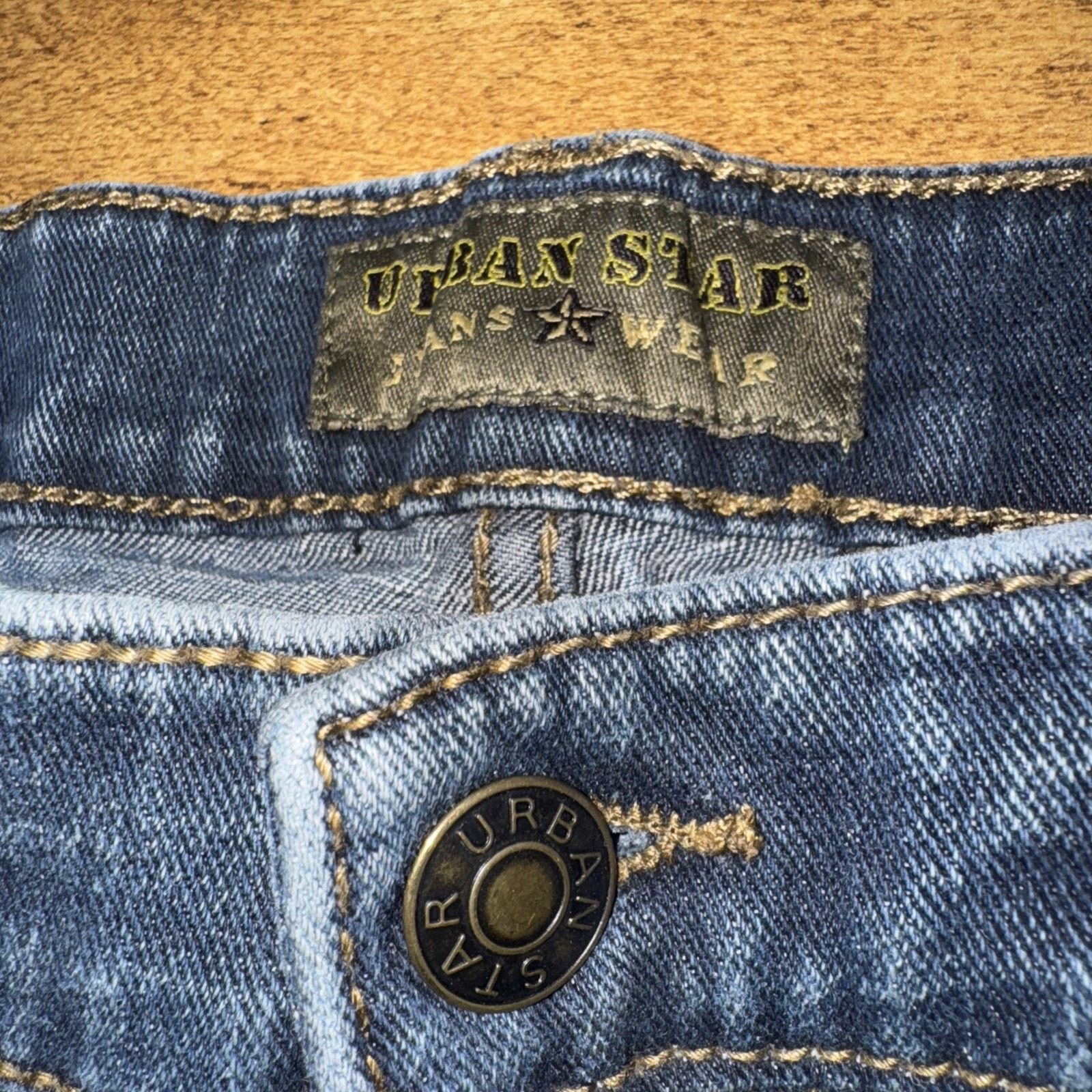 Vintage Vintage Urban Star Jeans Wear Denim 34x28 Blue Y2K Size US 34 / EU 50 - 6 Thumbnail
