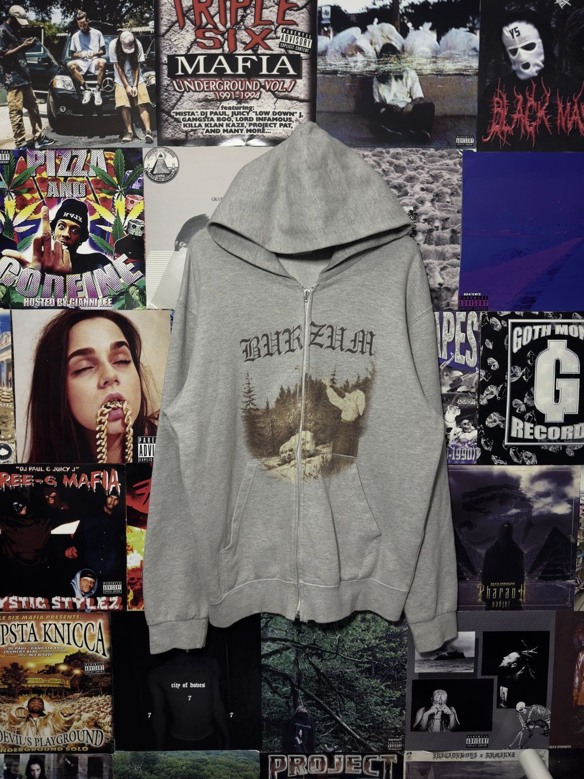 Vintage Burzum Filosofem 2012 Zip Hoodie Size US L / EU 52-54 / 3 - 1 Thumbnail