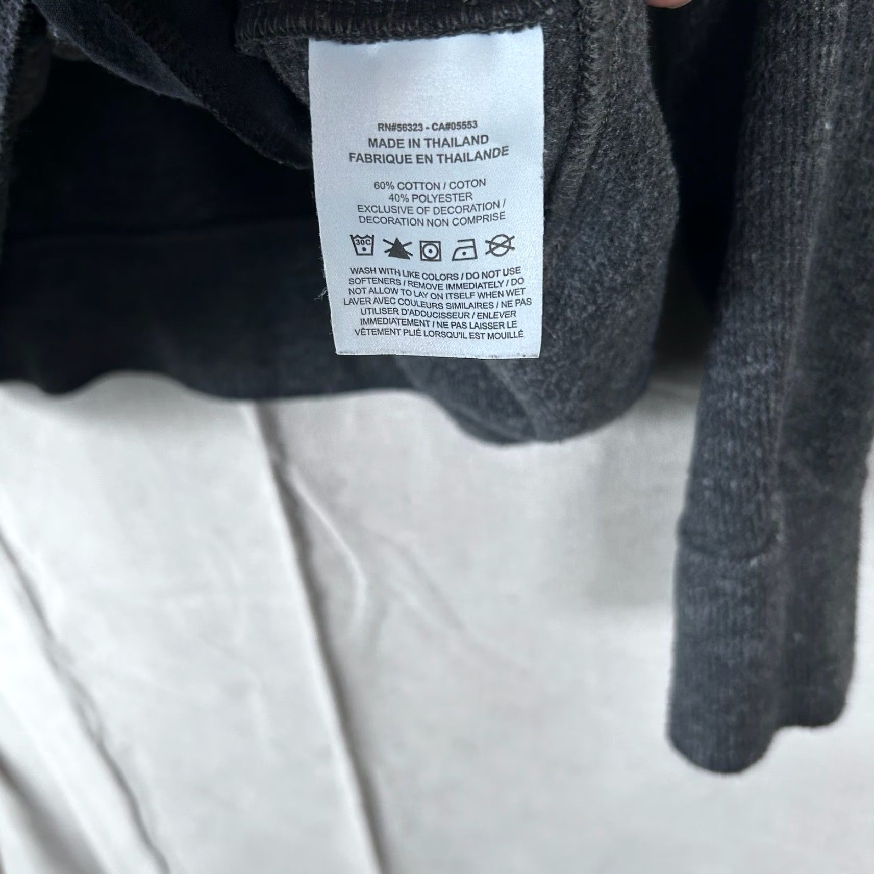Nike Nike Womens Pullover Sweatshirt Quarter Zip Knit Raglan Sleeve Gray S Small Charcoal Athletic Ready-to-Wear Activewear Zipper Logo Body Gym & Training Size S / US 4 / IT 40 - 3 Thumbnail