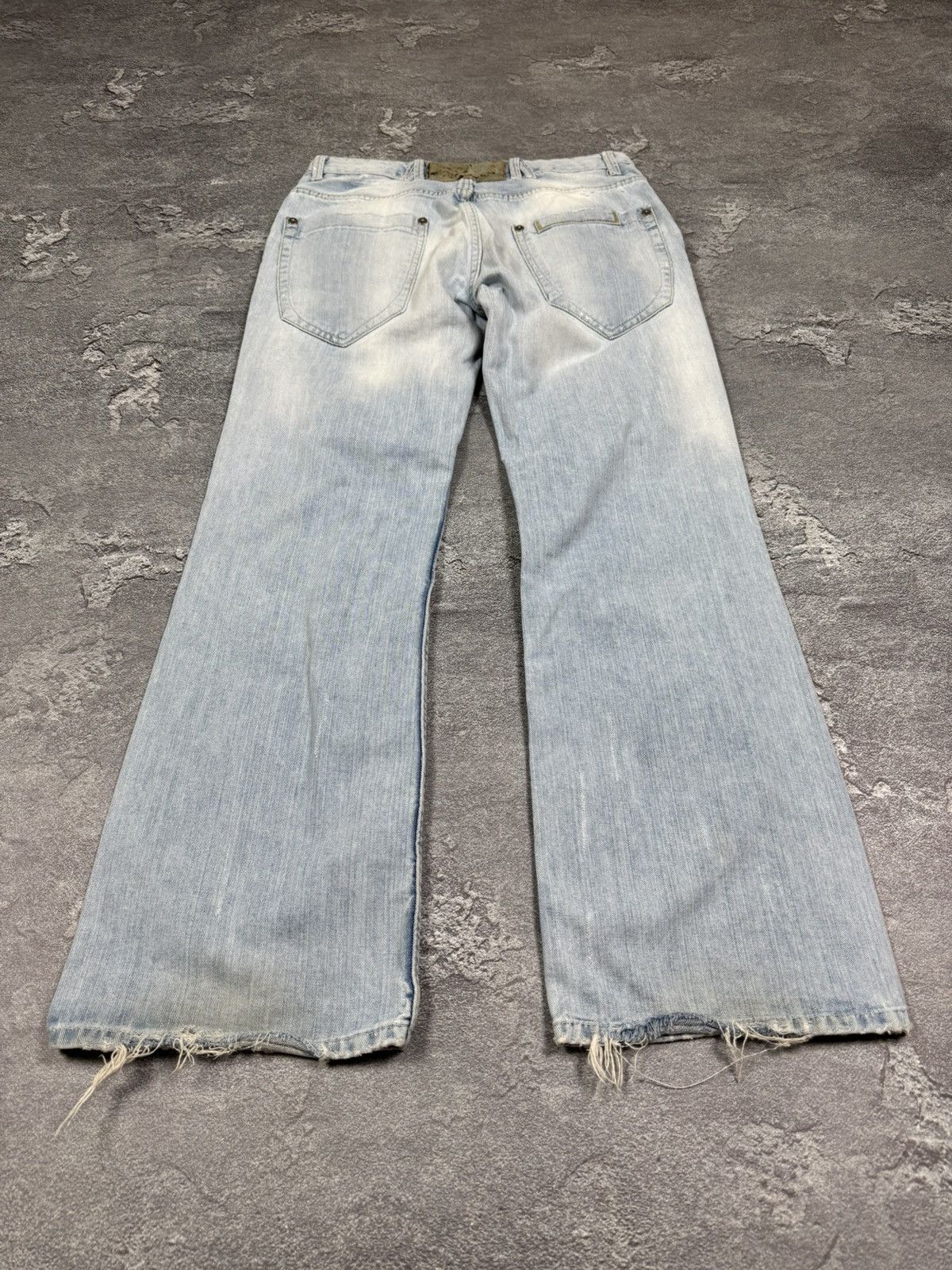 If Six Was Nine Y2K 2000s Flared Bootcut Loose Straight Washed Jeans Size 32 Size US 32 / EU 48 - 7 Thumbnail