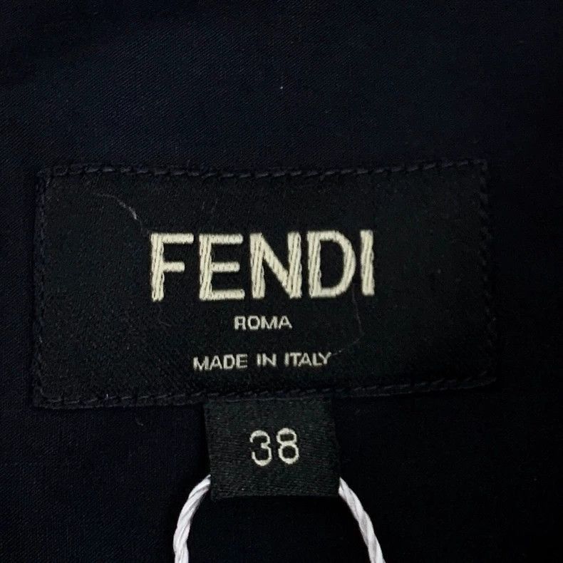 Fendi Fendi Black Long Sleeve Polo Shirt Size US S / EU 44-46 / 1 - 6 Thumbnail