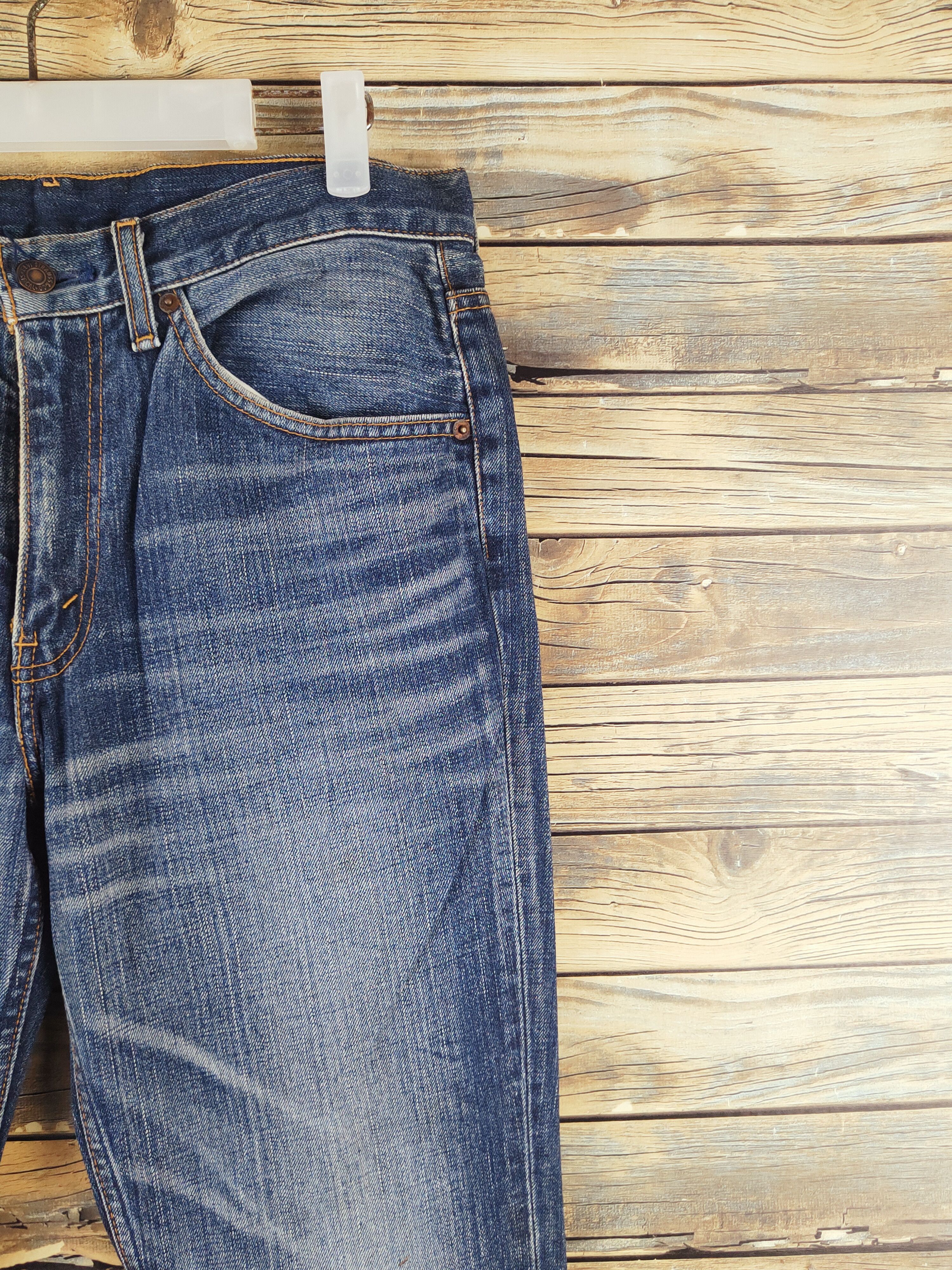 Levi's Levi's Dark Blue Distressed Ripped Jeans #S2806 Size US 32 / EU 48 - 5 Thumbnail