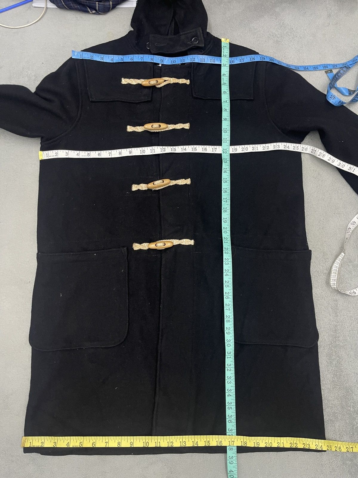 Schott ARCHIVE💥SCHOTT WOOL DUFFLE HOODIE Size US L / EU 52-54 / 3 - 10 Thumbnail