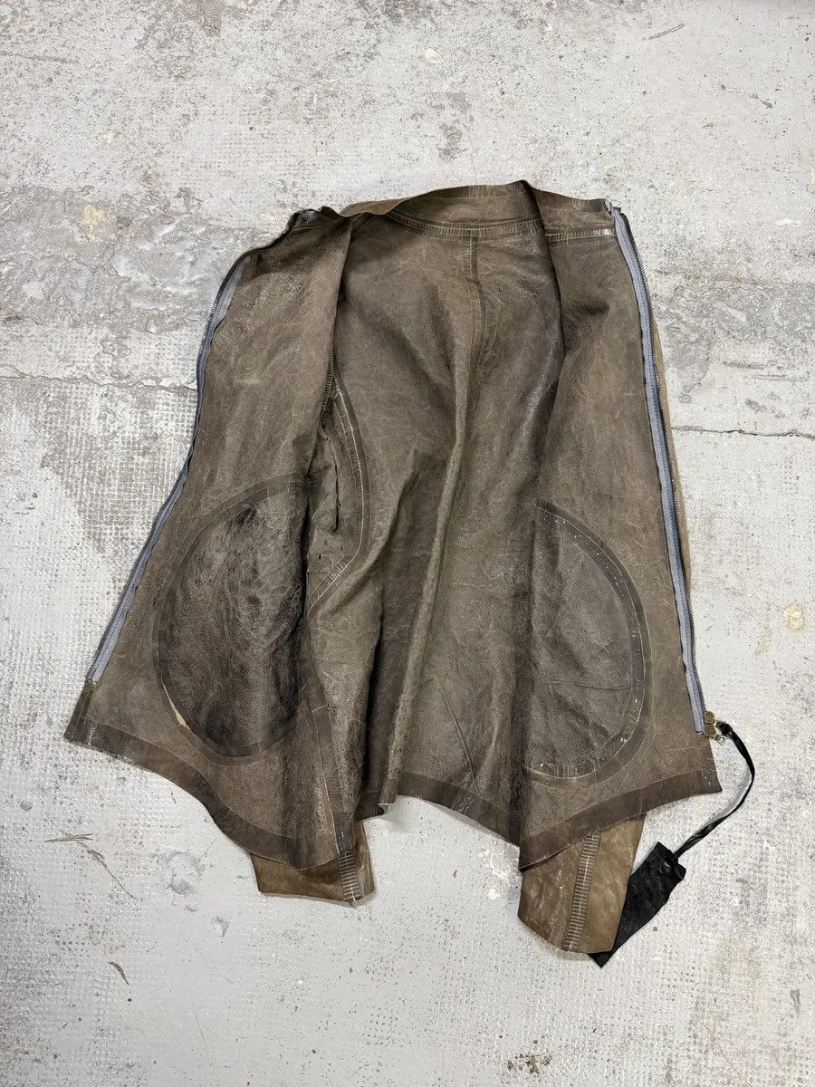 Isaac Sellam Experience FW2025 Isaac Sellam Anatomique Crasse Pouille Grey Leather Jacket Size US M / EU 48-50 / 2 - 7 Thumbnail