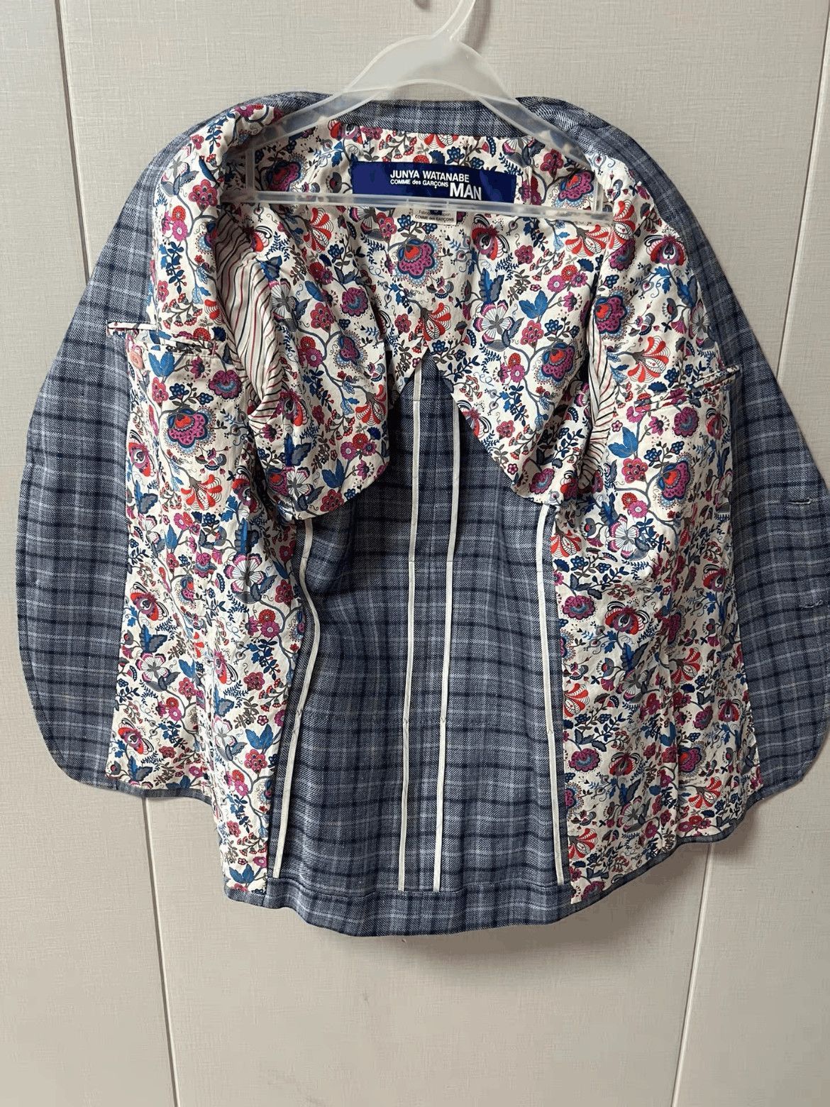 Junya Watanabe Junya Watanabe Back Print Plaid Jacket-2508 Size US S / EU 44-46 / 1 - 7 Thumbnail