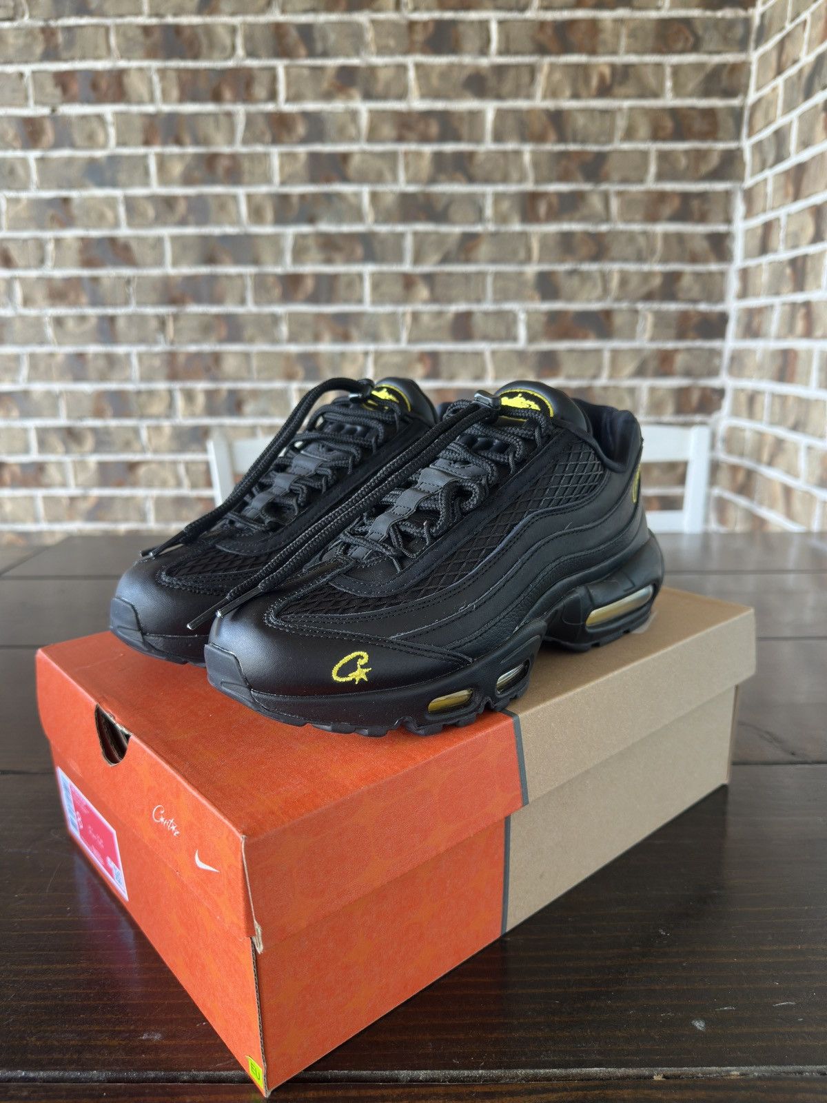 Corteiz × Nike Corteiz x Nike Air Max 95 Honey Black Size US 8 / EU 41 - 1 Thumbnail