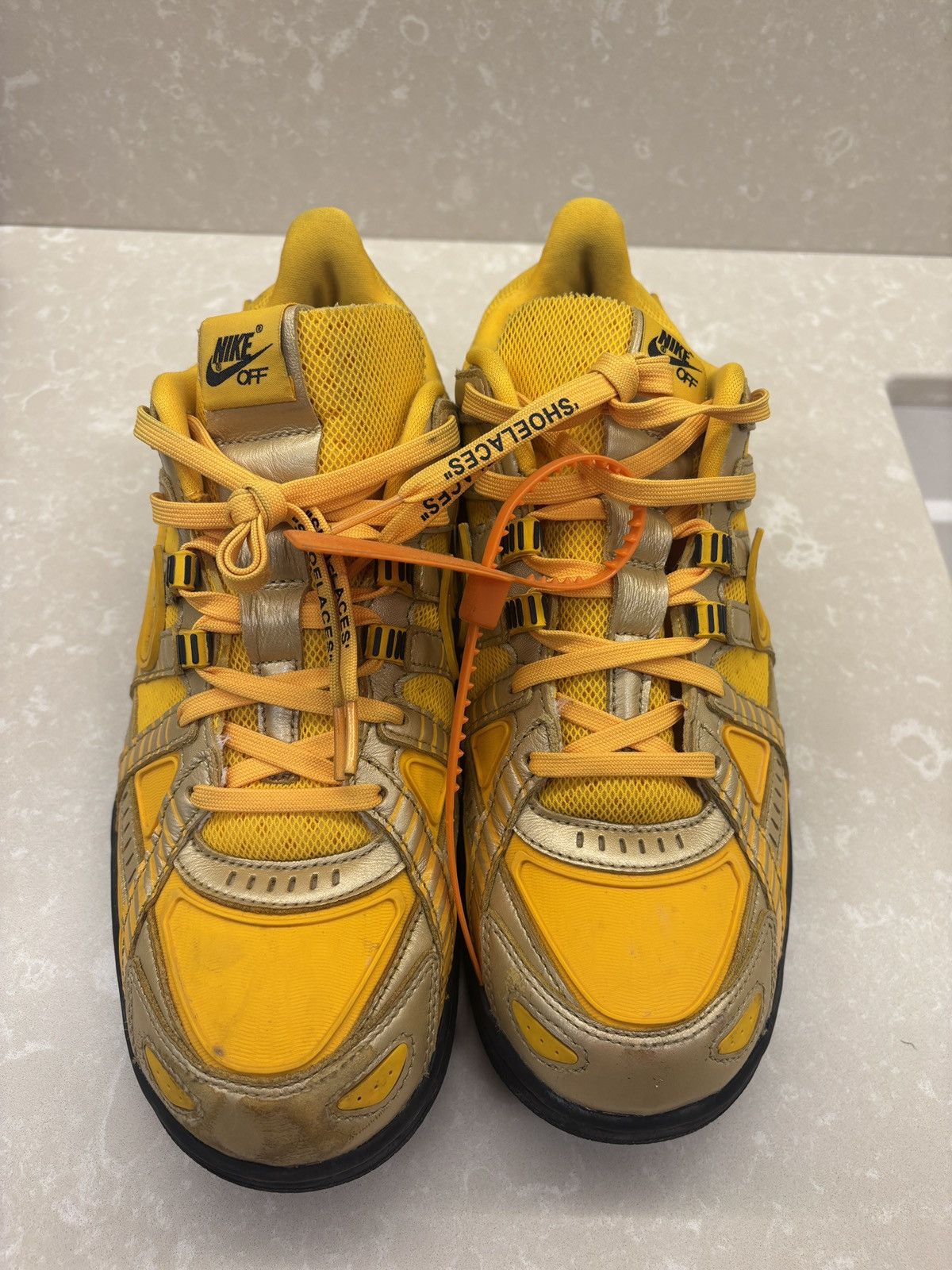 Nike × Off-White Off white rubber dunks university gold Size US 10 / EU 43 - 4 Thumbnail