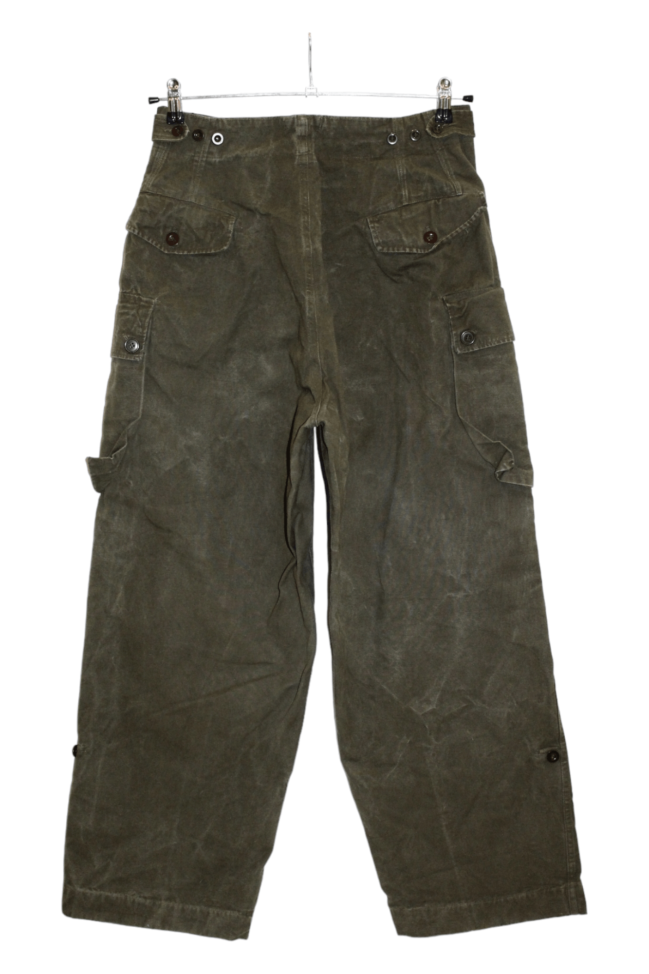 Buzz Rickson's 1959 A.M. Seynaeve Army Surplus Coated Utility Cargo Pant Size US 32 / EU 48 - 2 Thumbnail