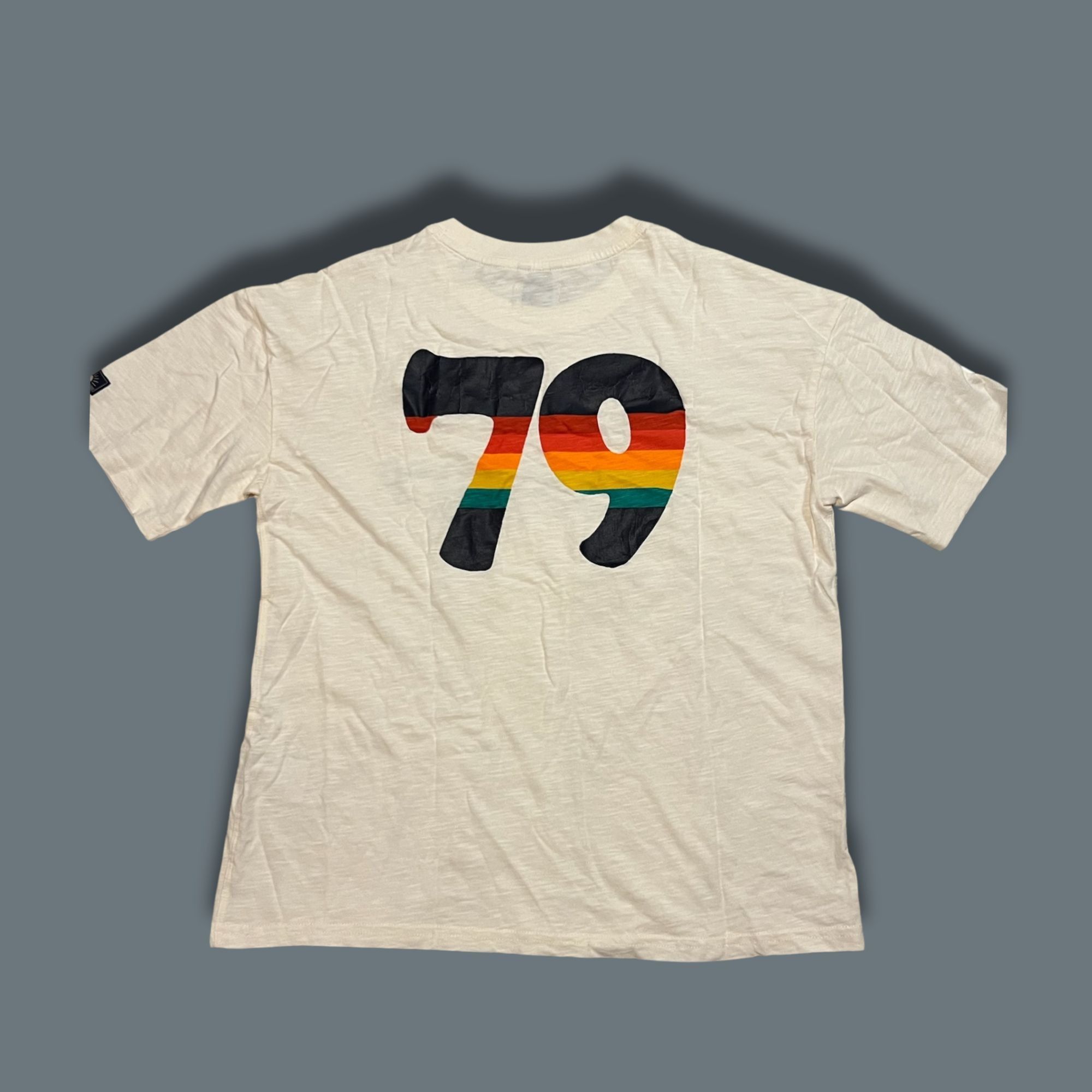 Superdry Superdry Vintage Cali Stripe Graphic T-Shirt Size 4 White Co Size US XS / EU 42 / 0 - 3 Thumbnail