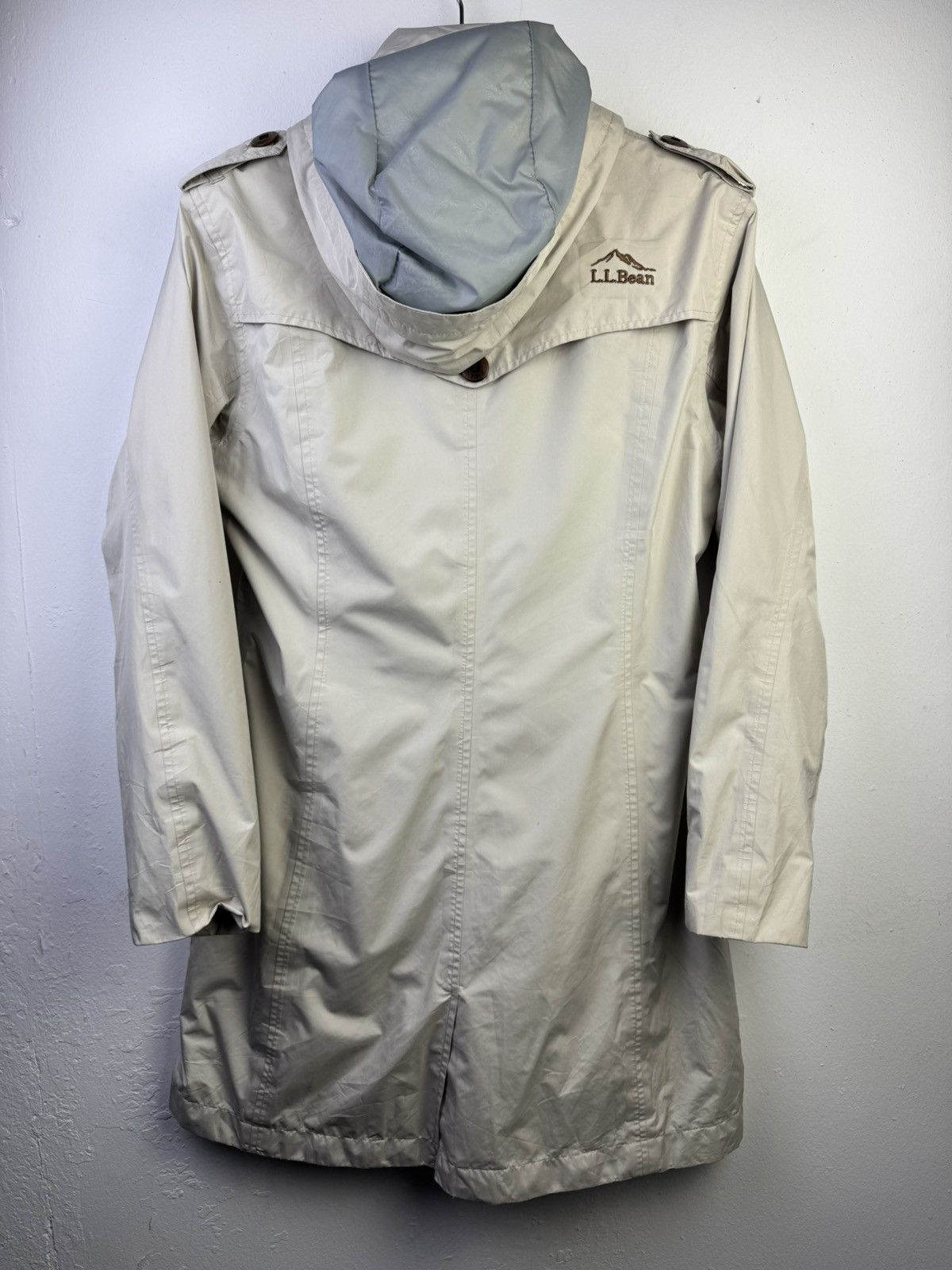 L.L. Bean L.L.Bean hooded rain jacket or trench coat. Size L / US 10 / IT 46 - 5 Thumbnail