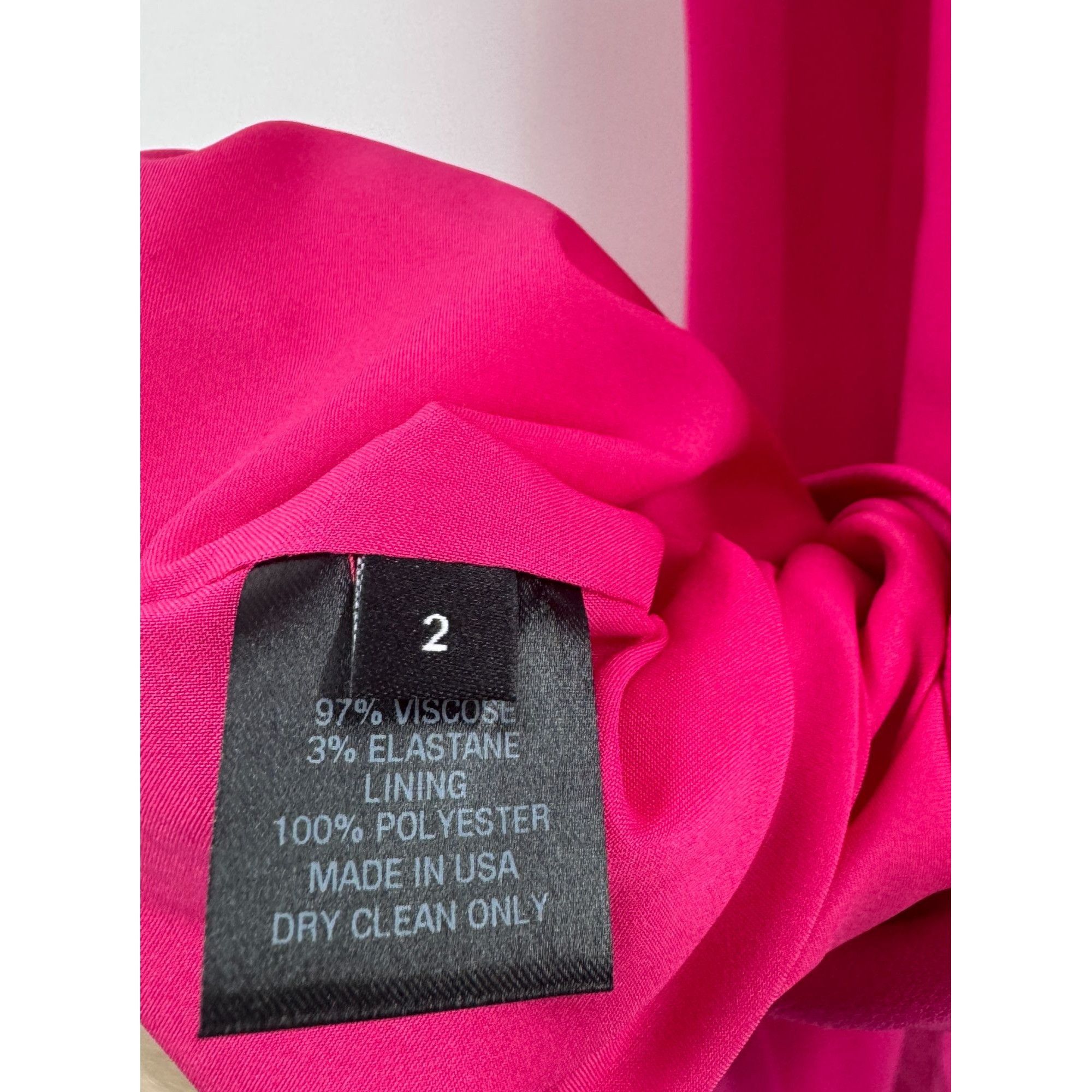 Brandon Maxwell Brandon Maxwell Dress Bow Back Mini Pink Fuchsia US2 Size XS / US 0-2 / IT 36-38 - 9 Thumbnail
